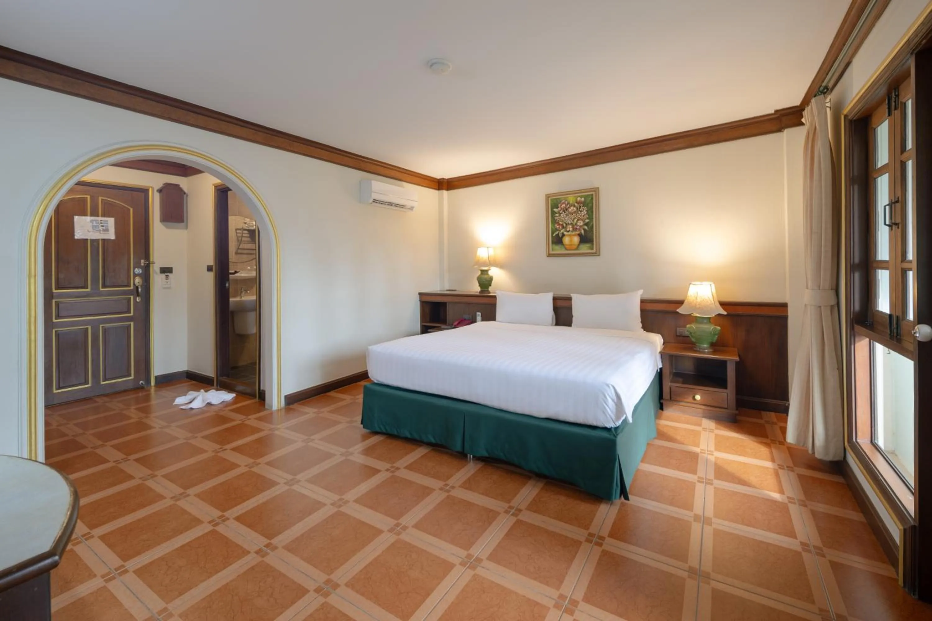 Photo of the whole room, Bed in Erawan Phangnga Hotel, Natai Beach