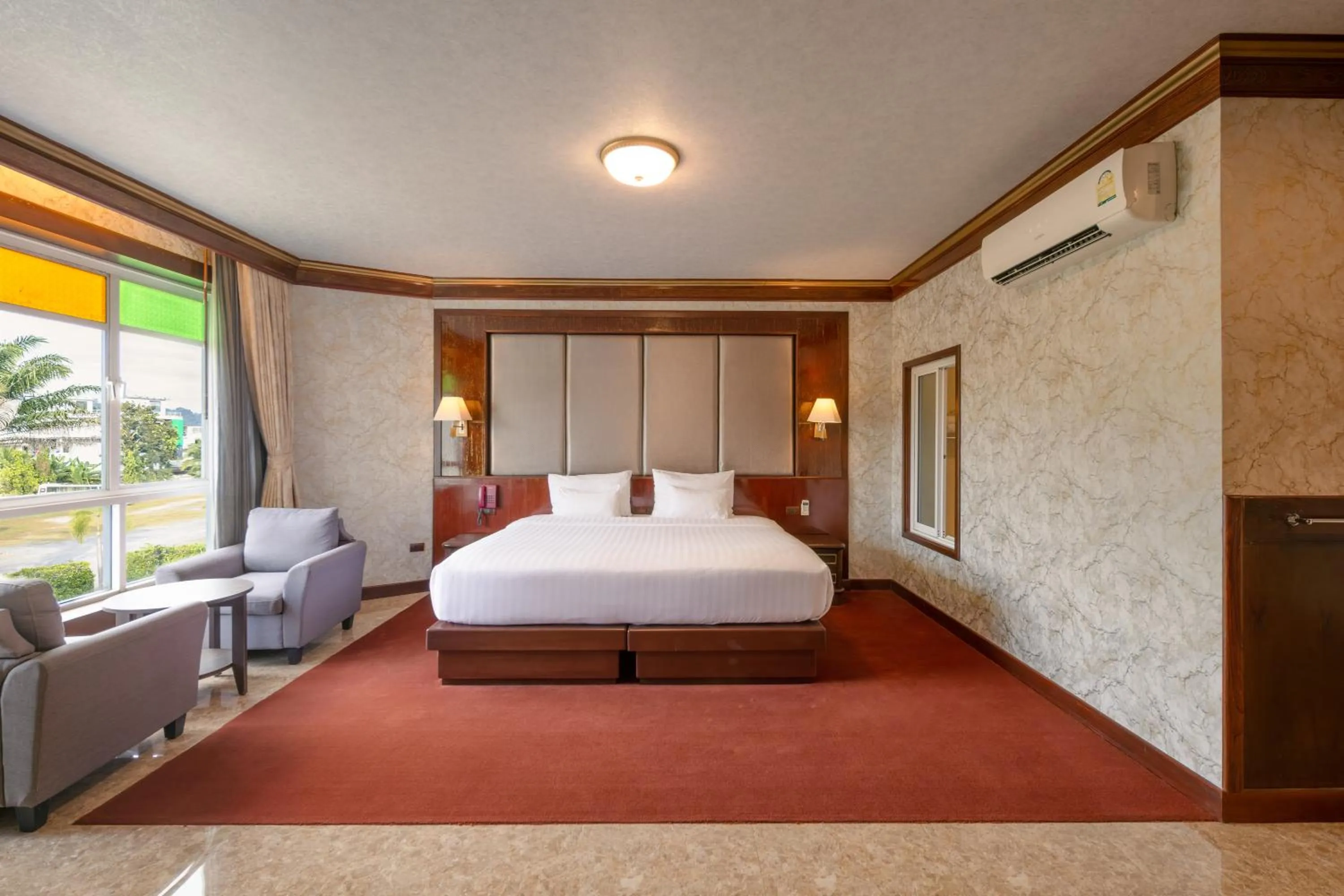 Bed in Erawan Hotel,Natai Beach