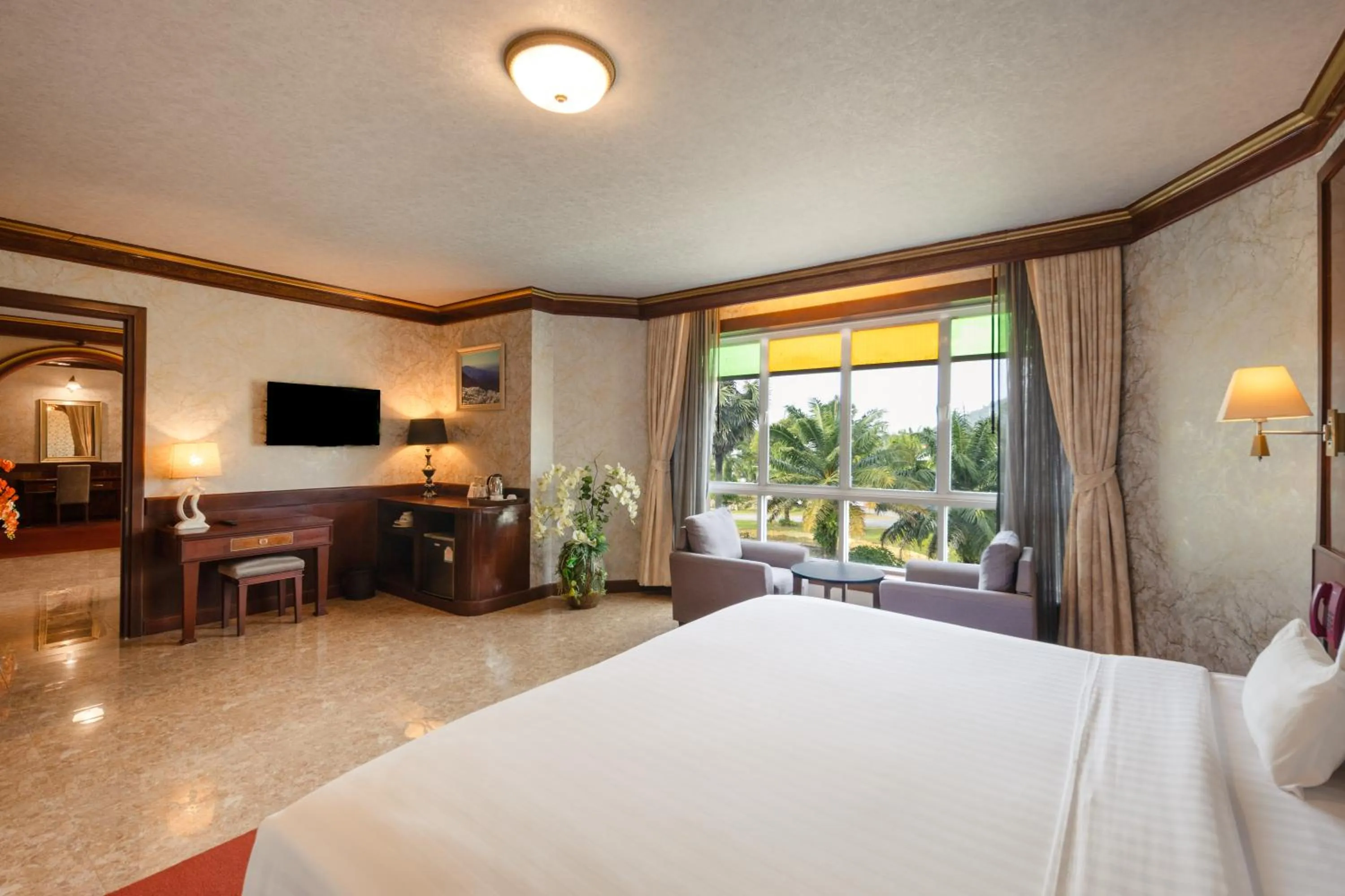 Bed in Erawan Hotel,Natai Beach