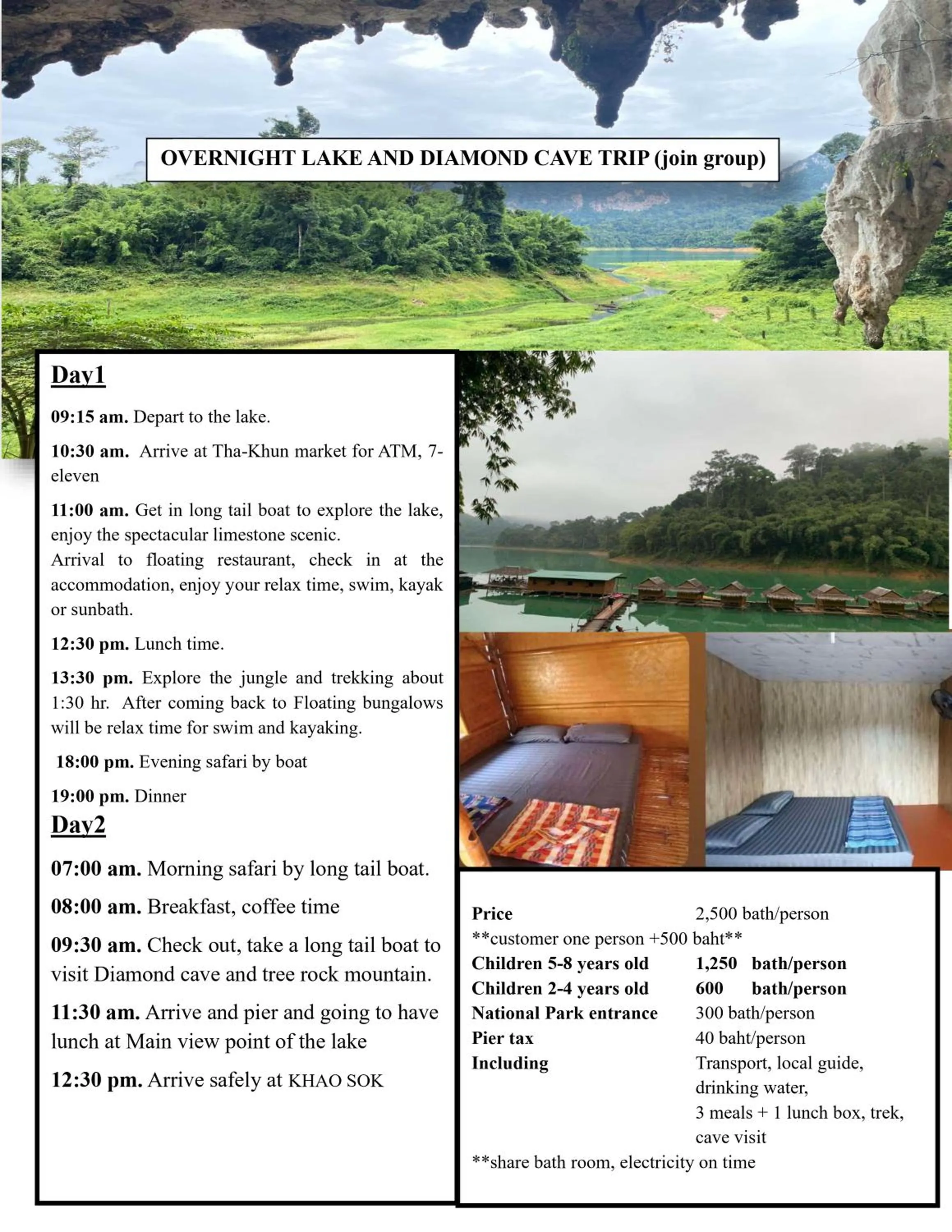 Activities in Khao Sok Green Mountain View