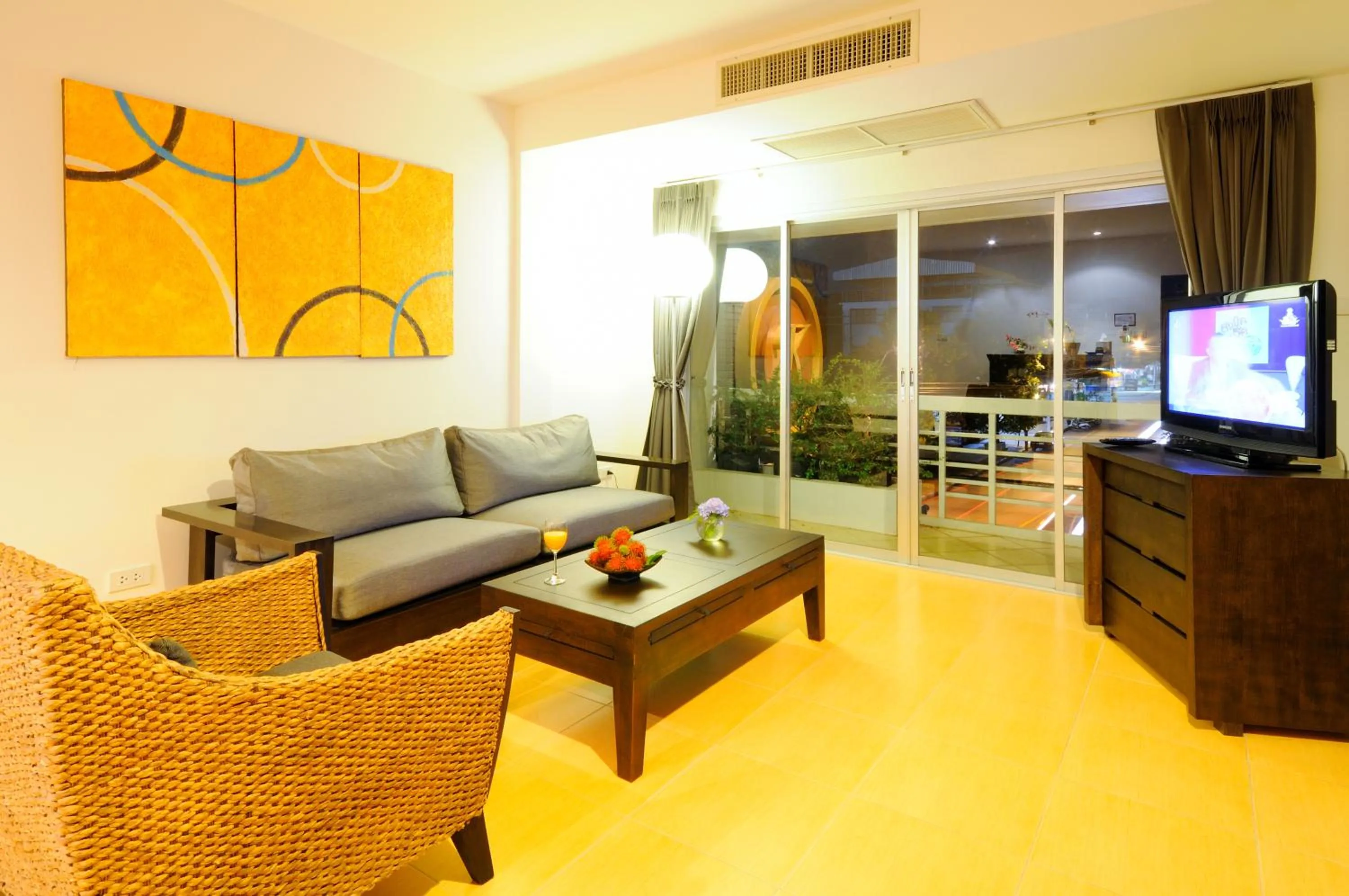 Living room in Kasemsarn Hotel Chanthaburi