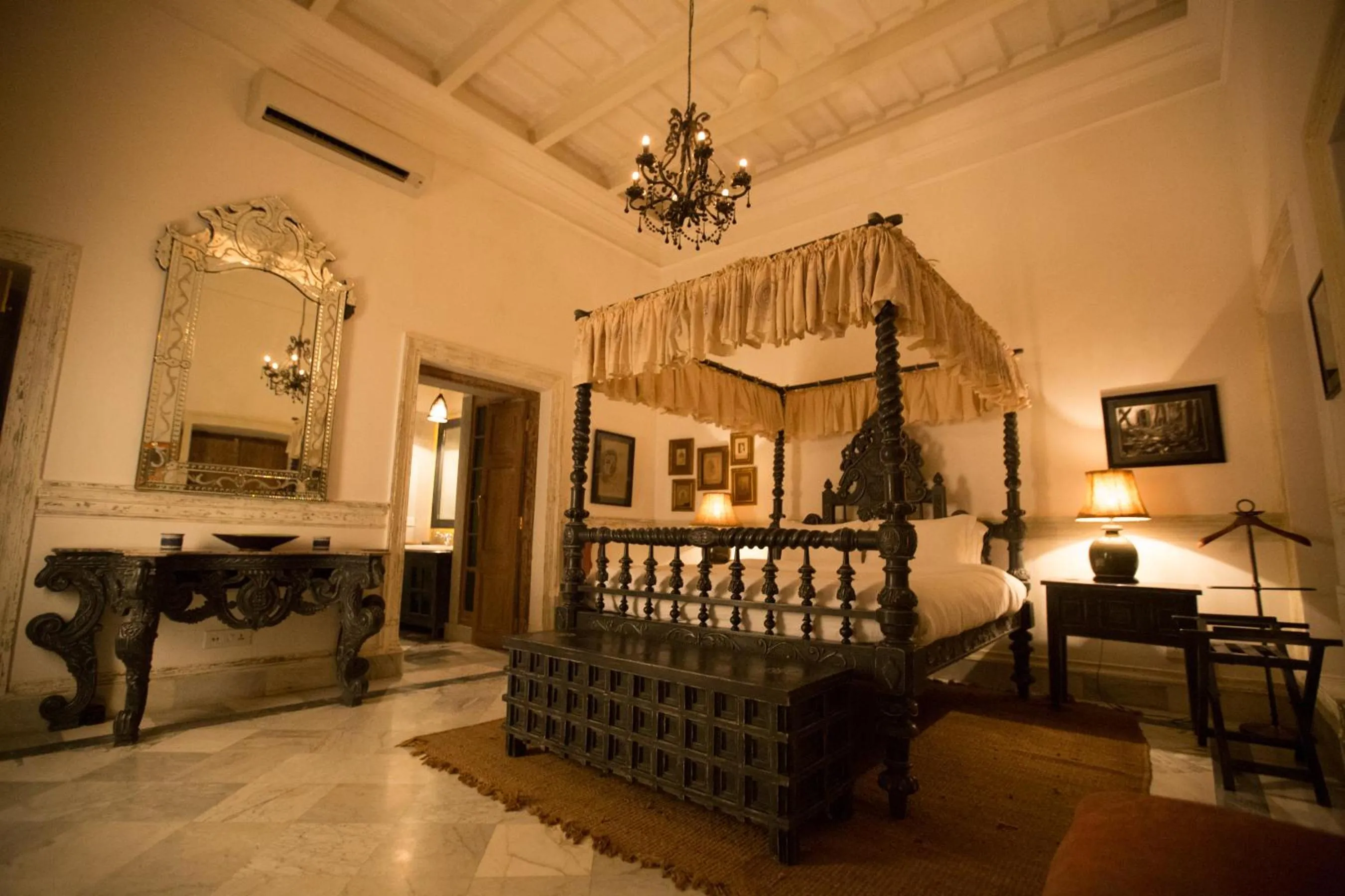 Bed in The Rajbari Bawali