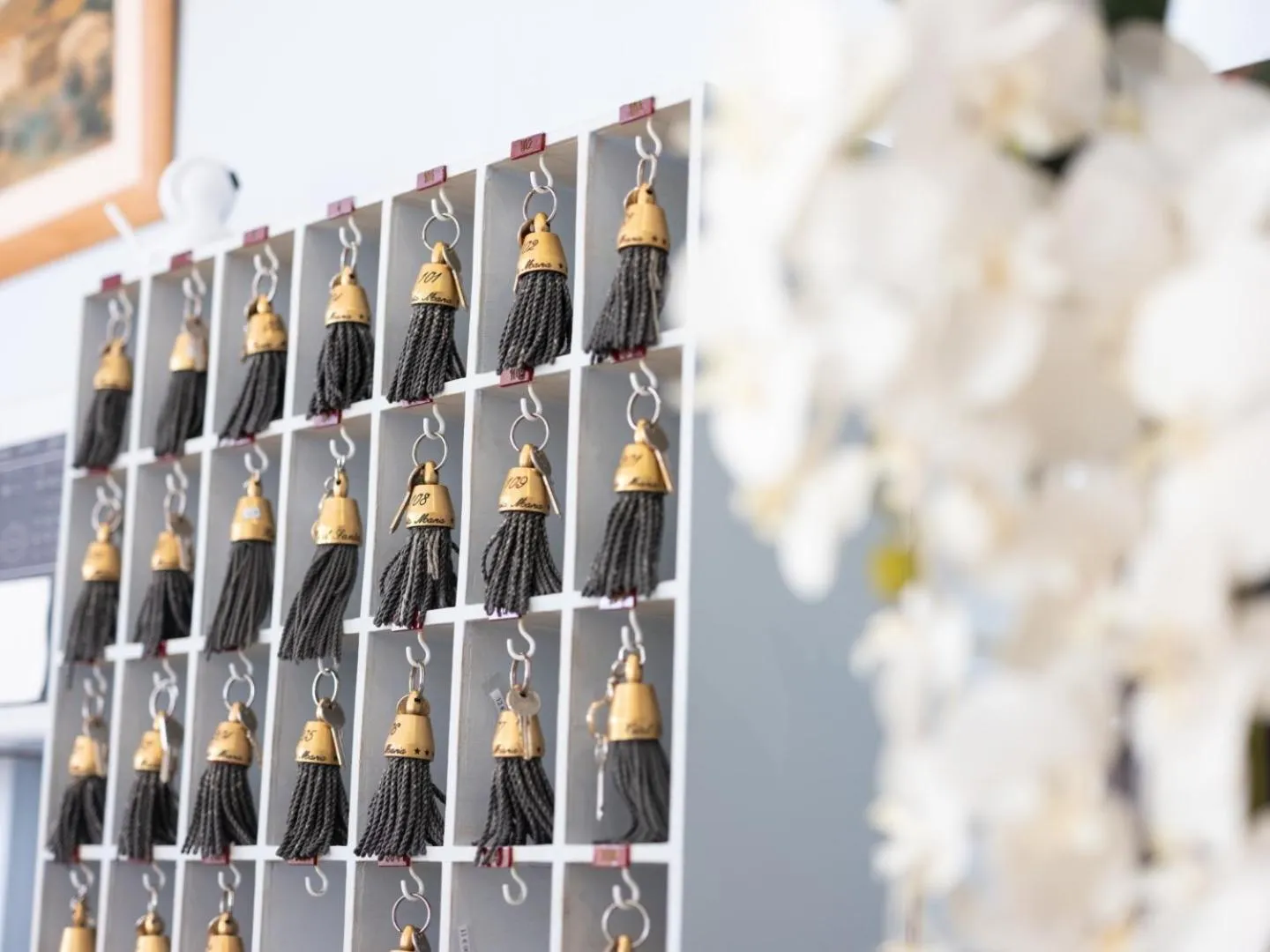 Lobby or reception in Hotel Santa Maria