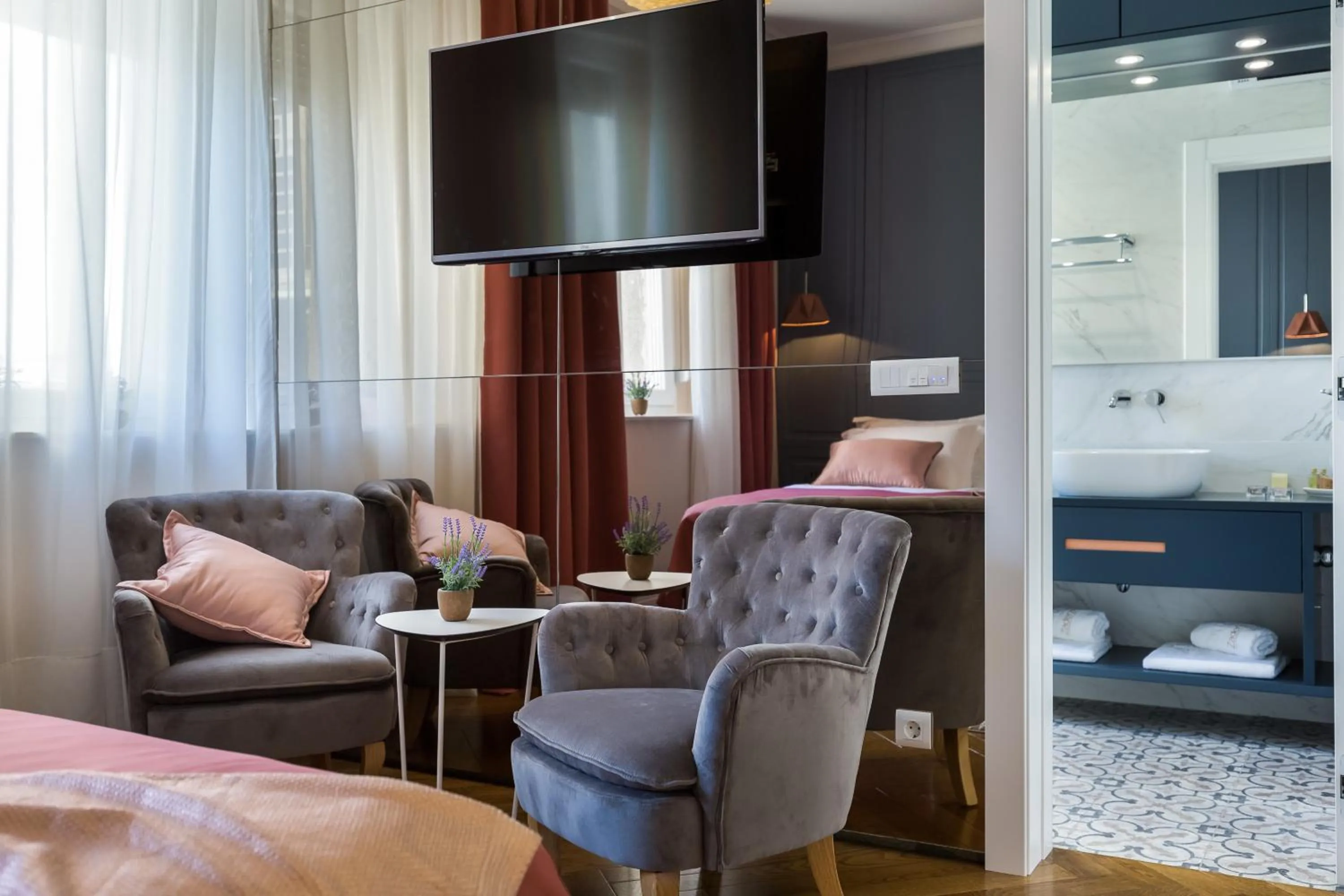 Seating area in Zadera Accommodation