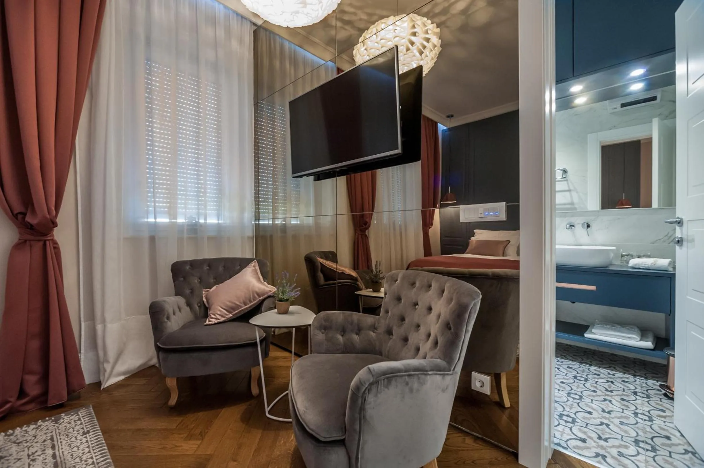 Seating area in Zadera Accommodation