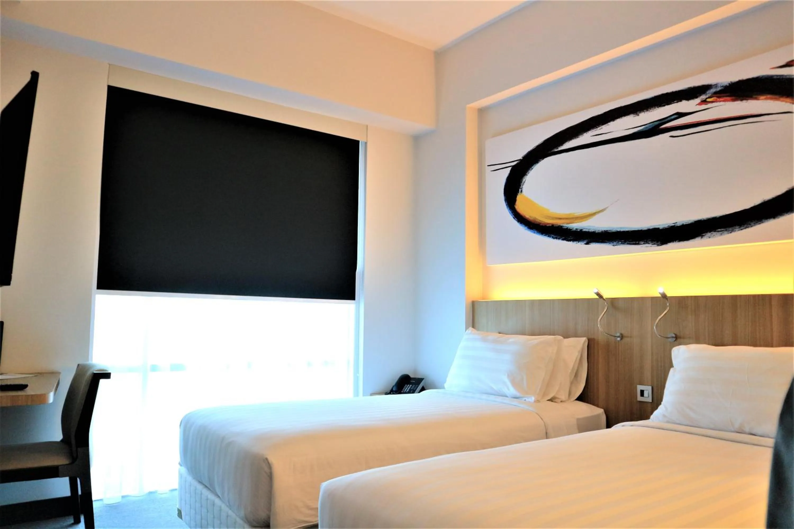 Bed in Enso Hotel