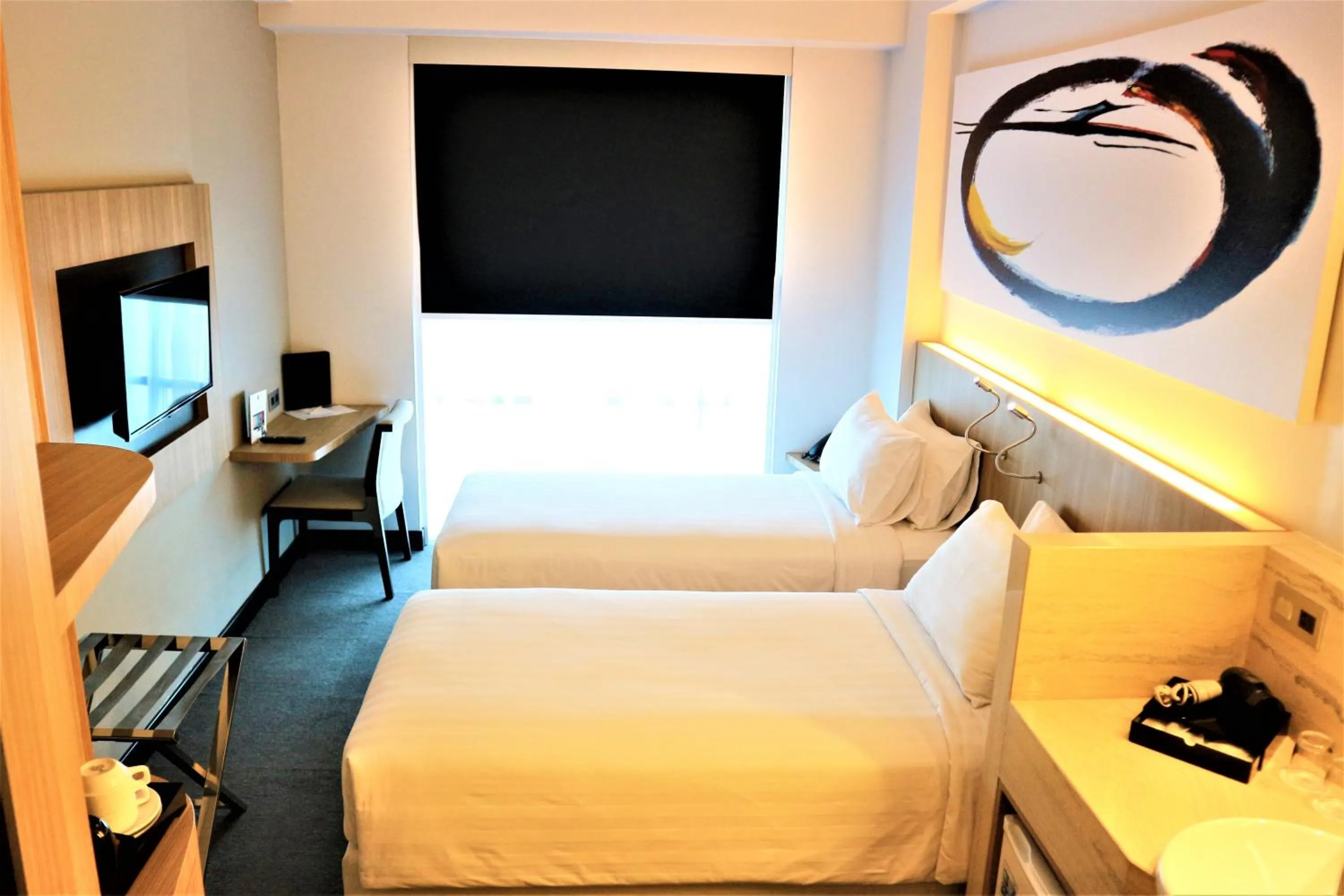 Bed in Enso Hotel