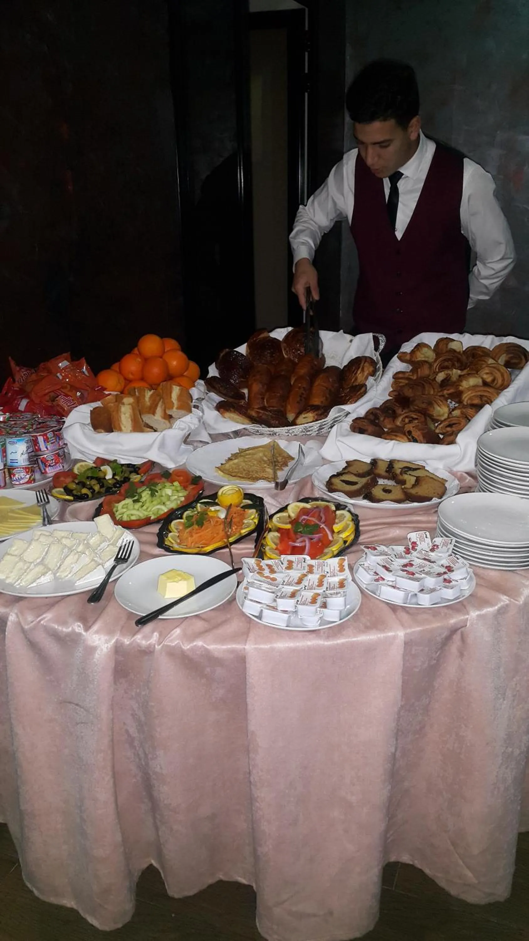 Buffet breakfast in Numidien Hotel