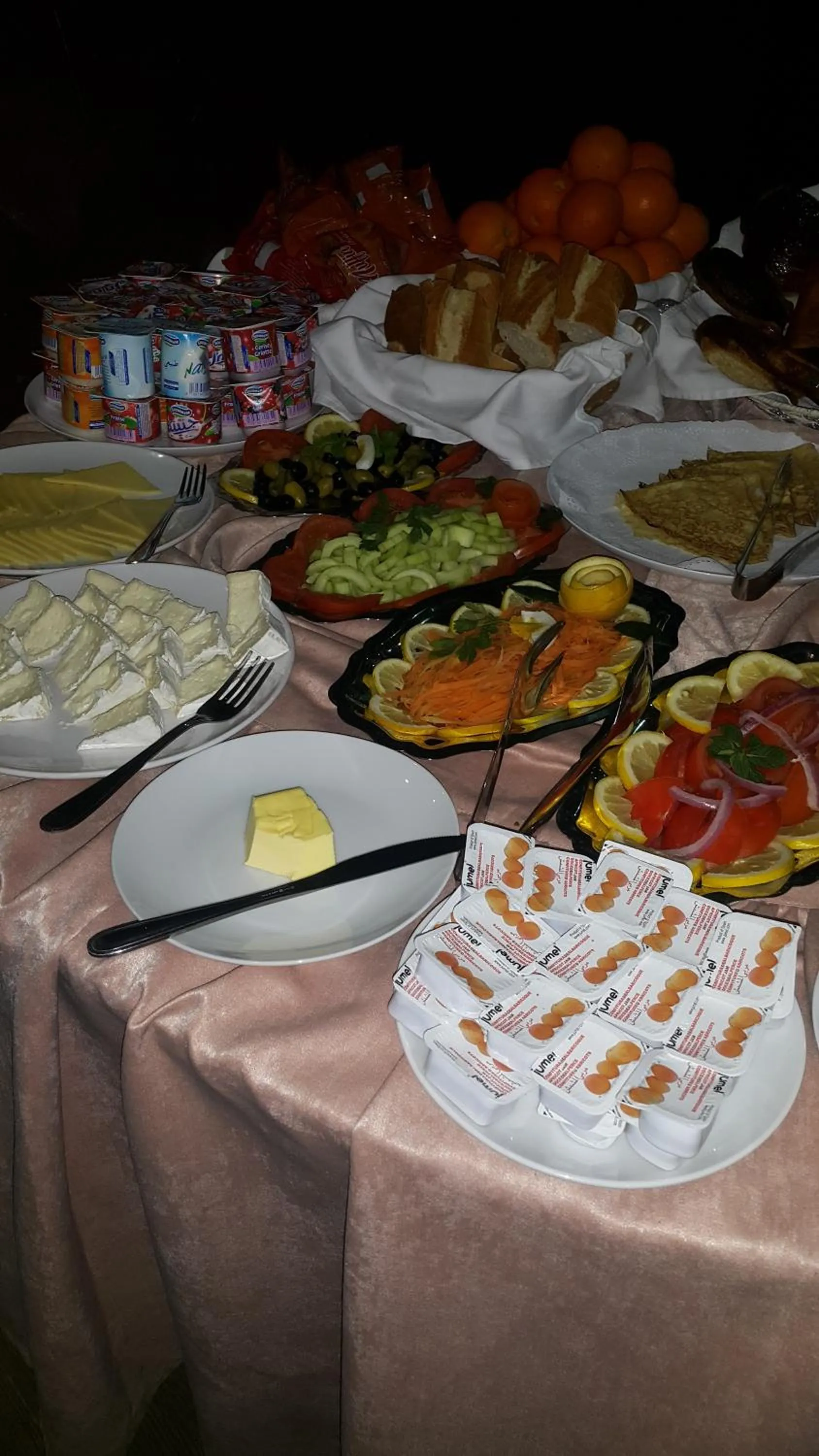 Buffet breakfast in Numidien Hotel