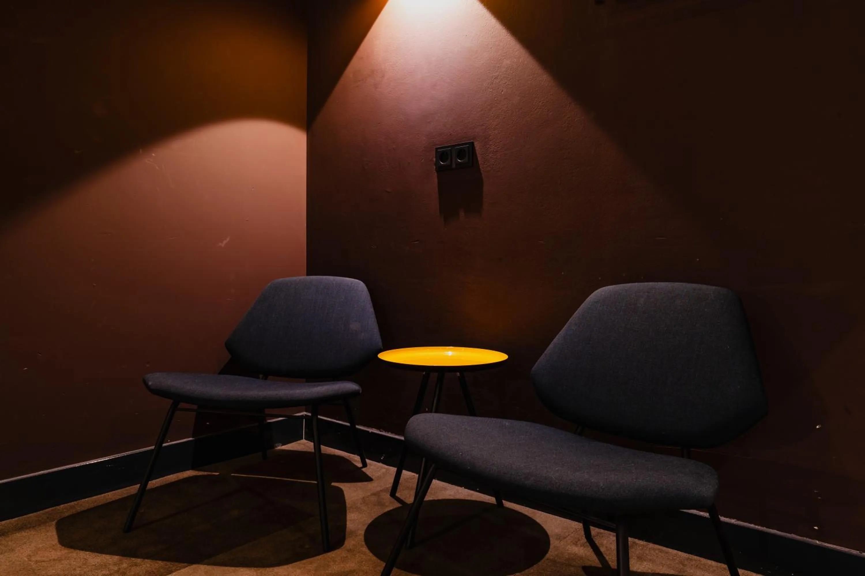 Seating area in De Jonker Urban Suites