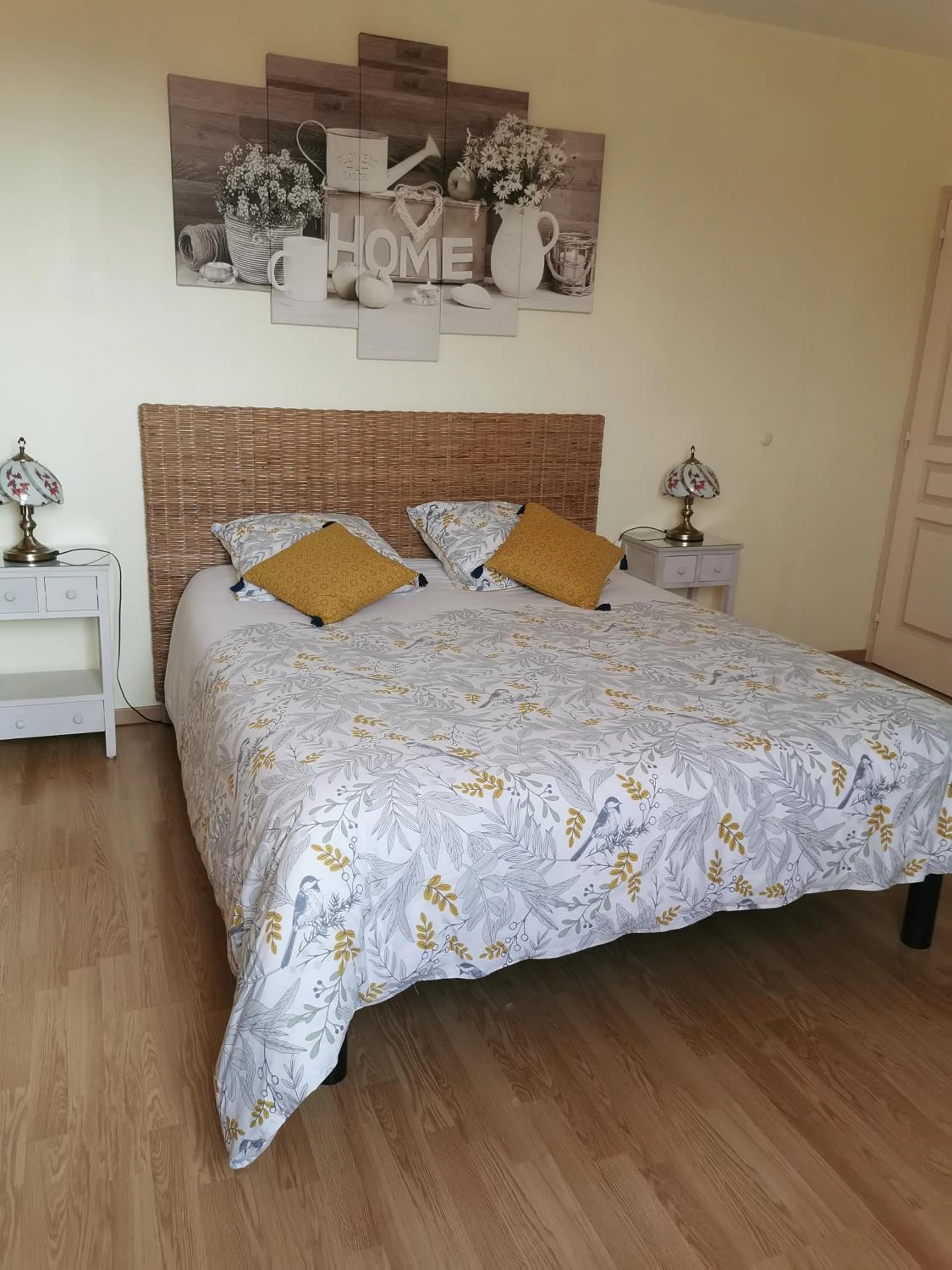 Bed in Chambre d'hôtes Le Pot au Lait