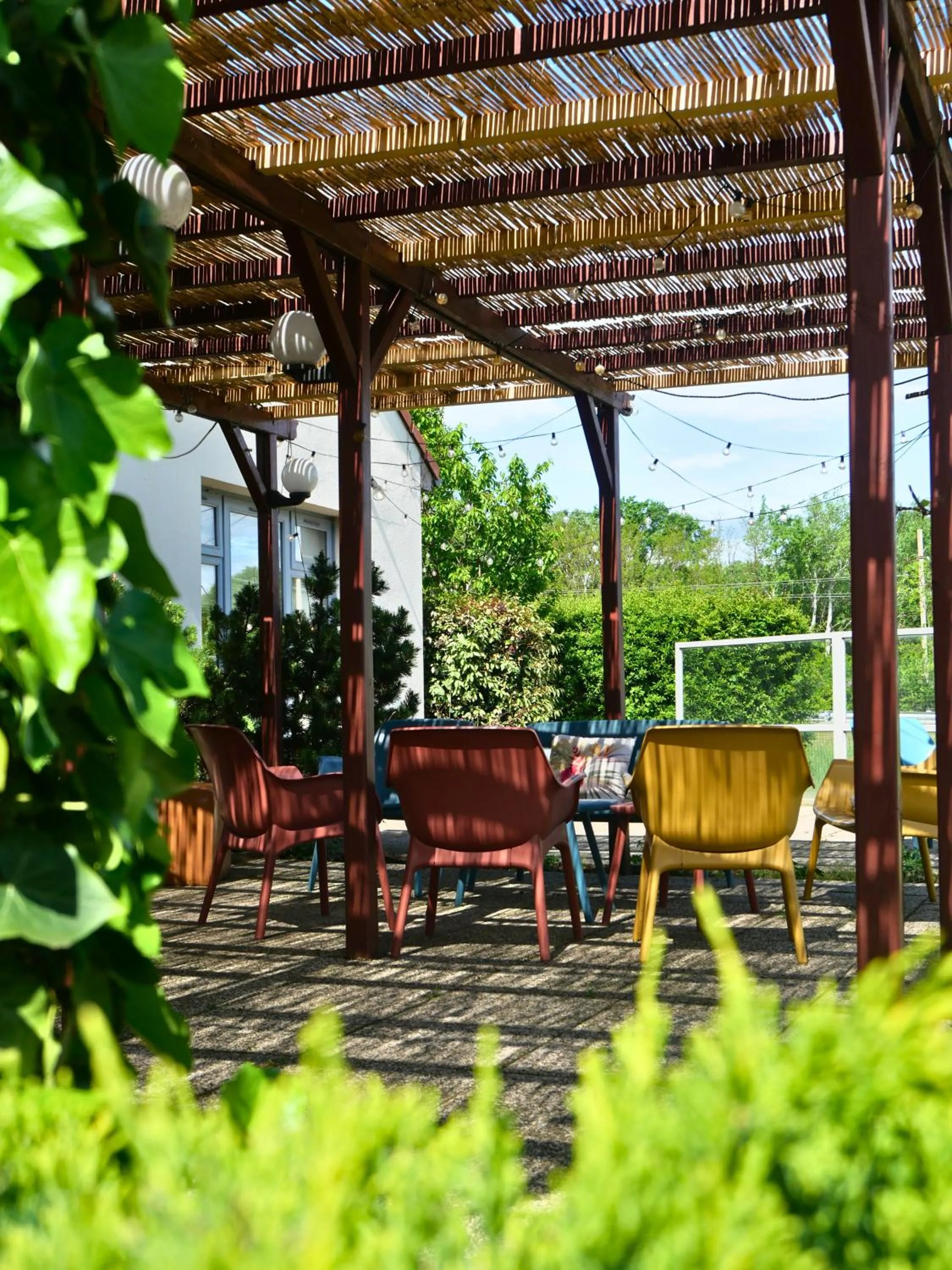 Patio in Campanile Montélimar Nord - A7 sortie 17