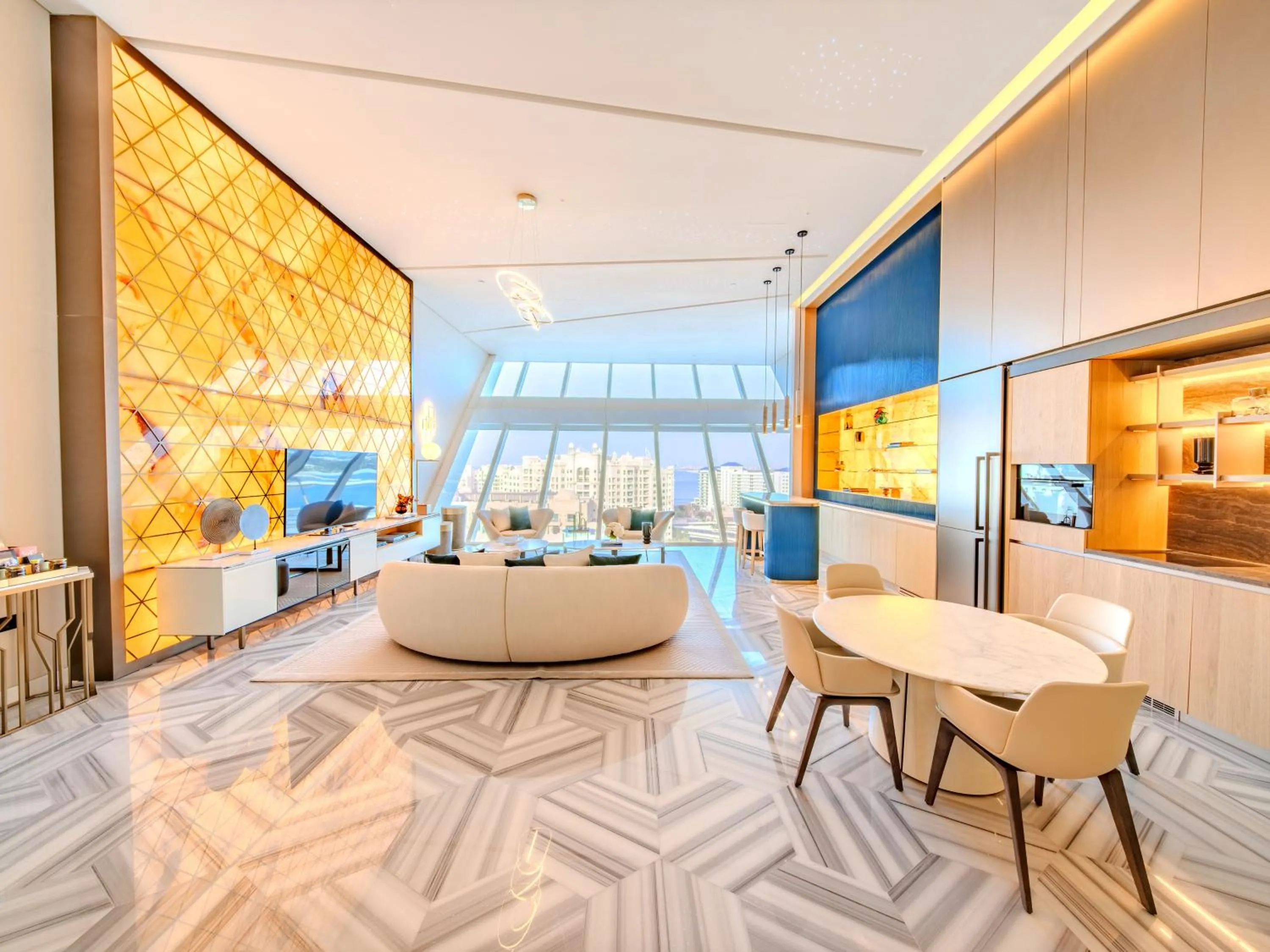 Seating area in FIVE Palm Jumeirah Dubai