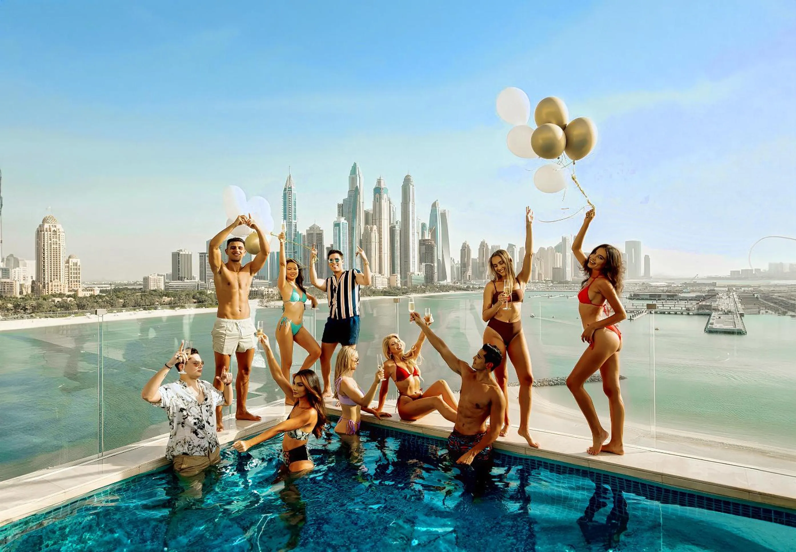 Swimming pool in FIVE Palm Jumeirah Dubai