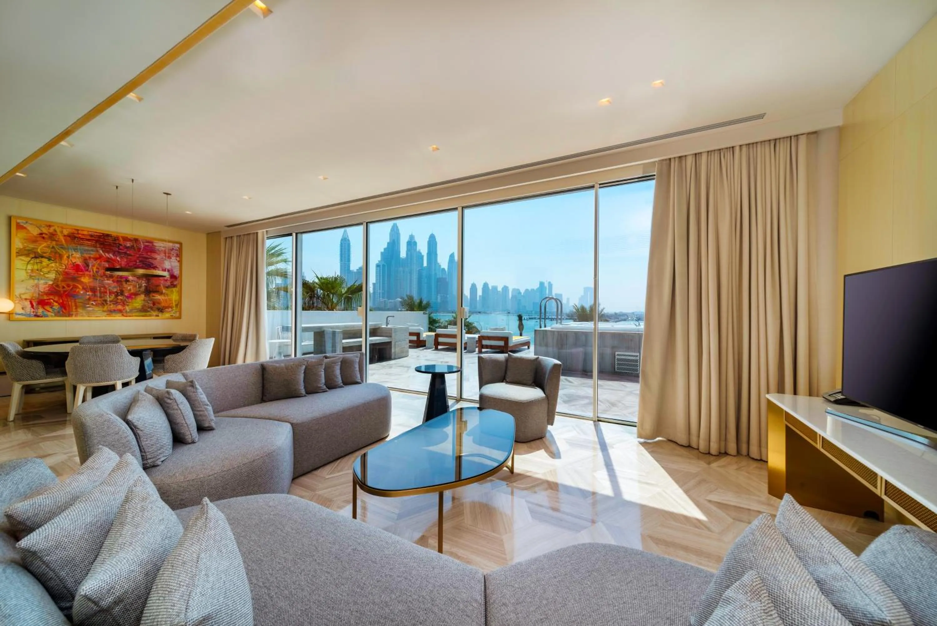 Living room in FIVE Palm Jumeirah Dubai