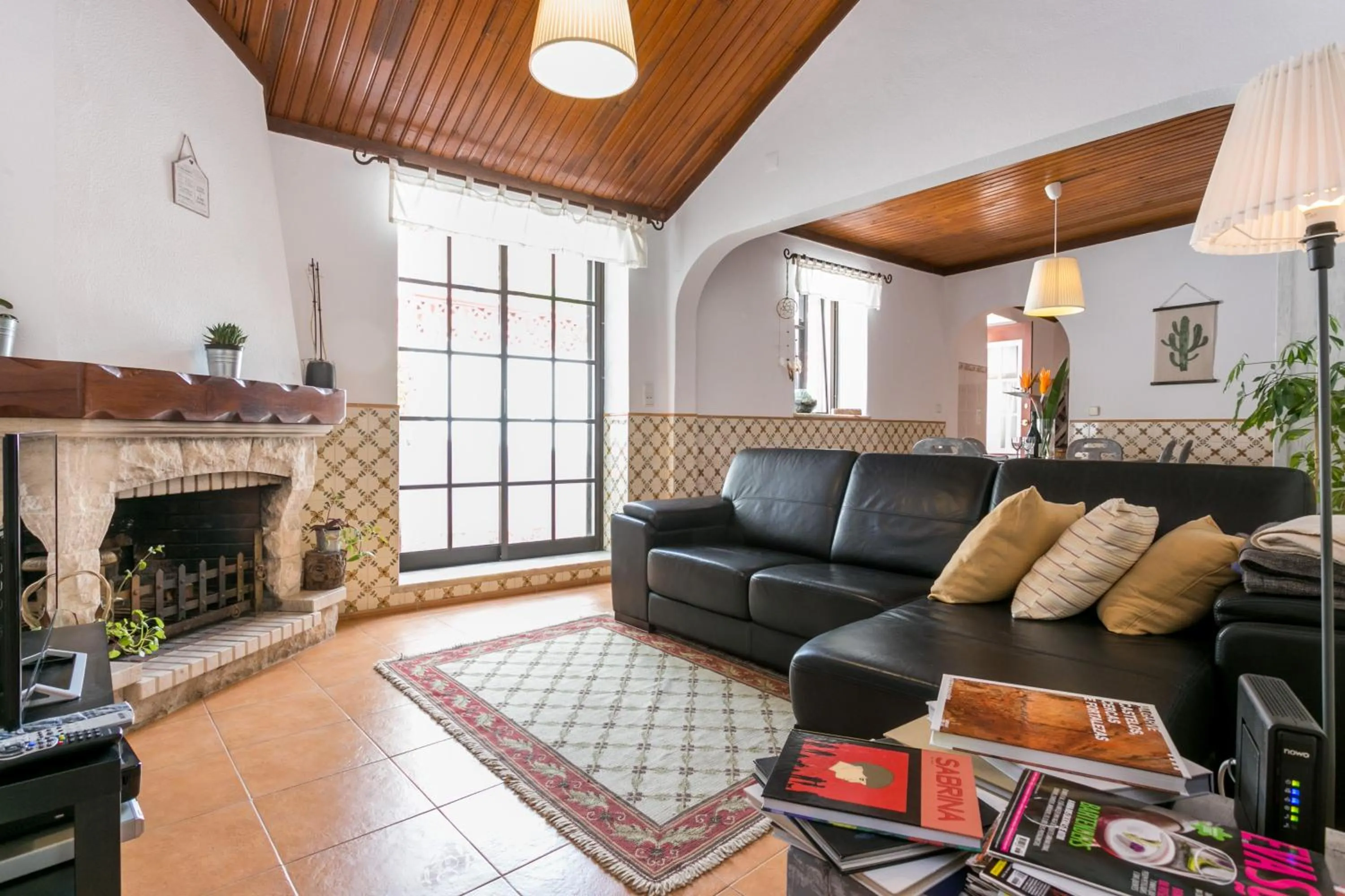 Living room in 3 Marias Garden House B&B