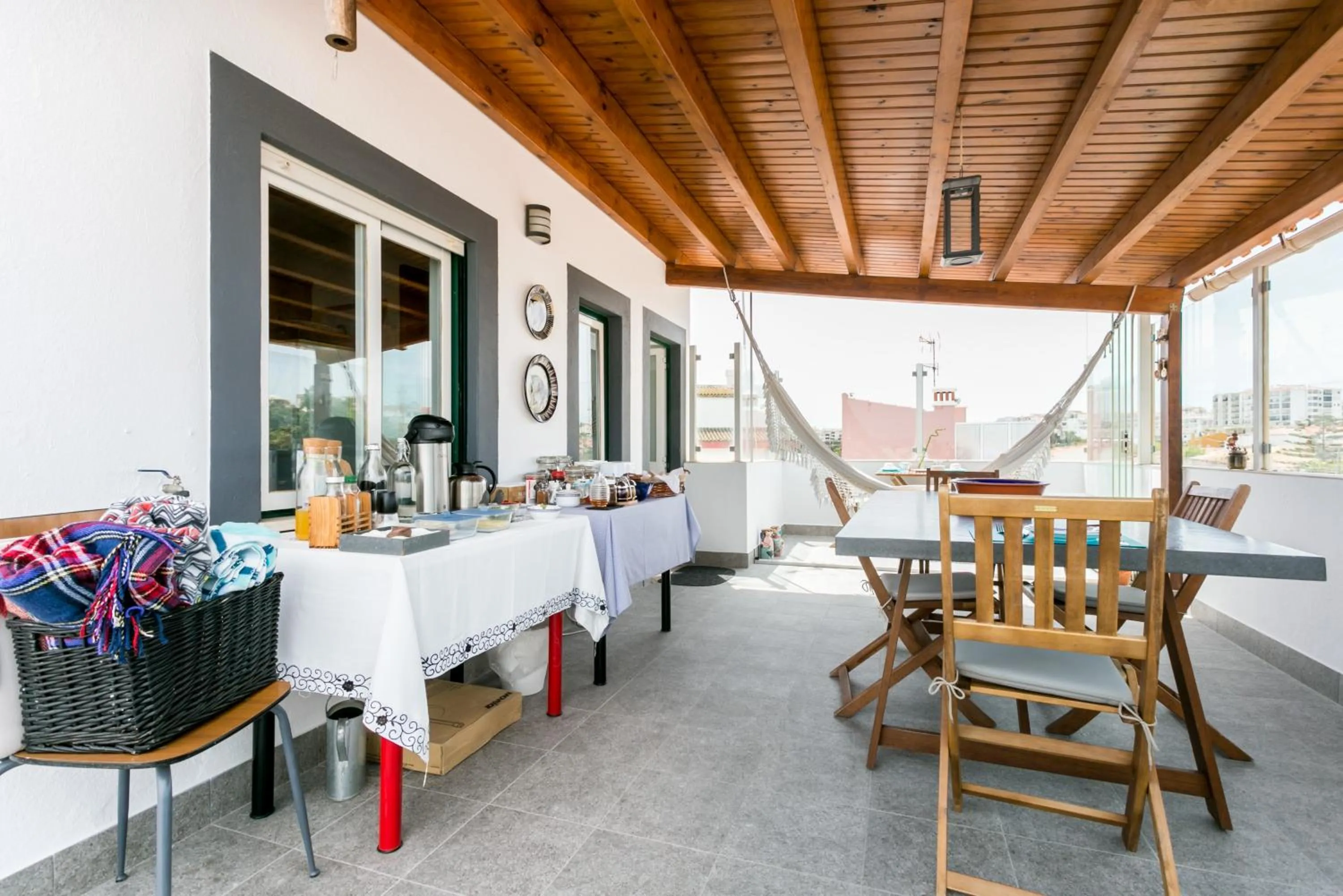 Balcony/Terrace in 3 Marias Garden House B&B