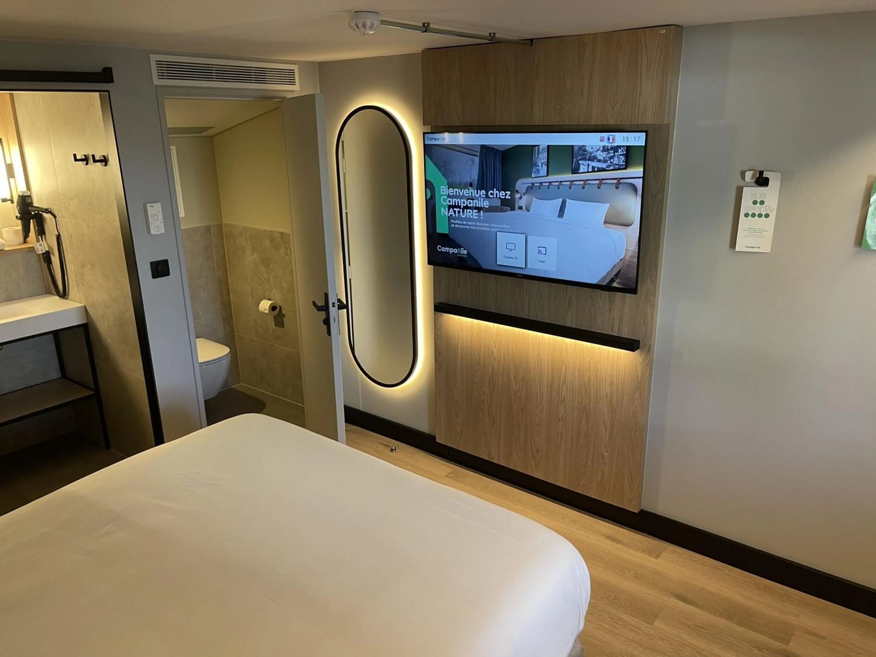 Bed in Campanile NATURE - Clermont-Ferrand Nord Riom