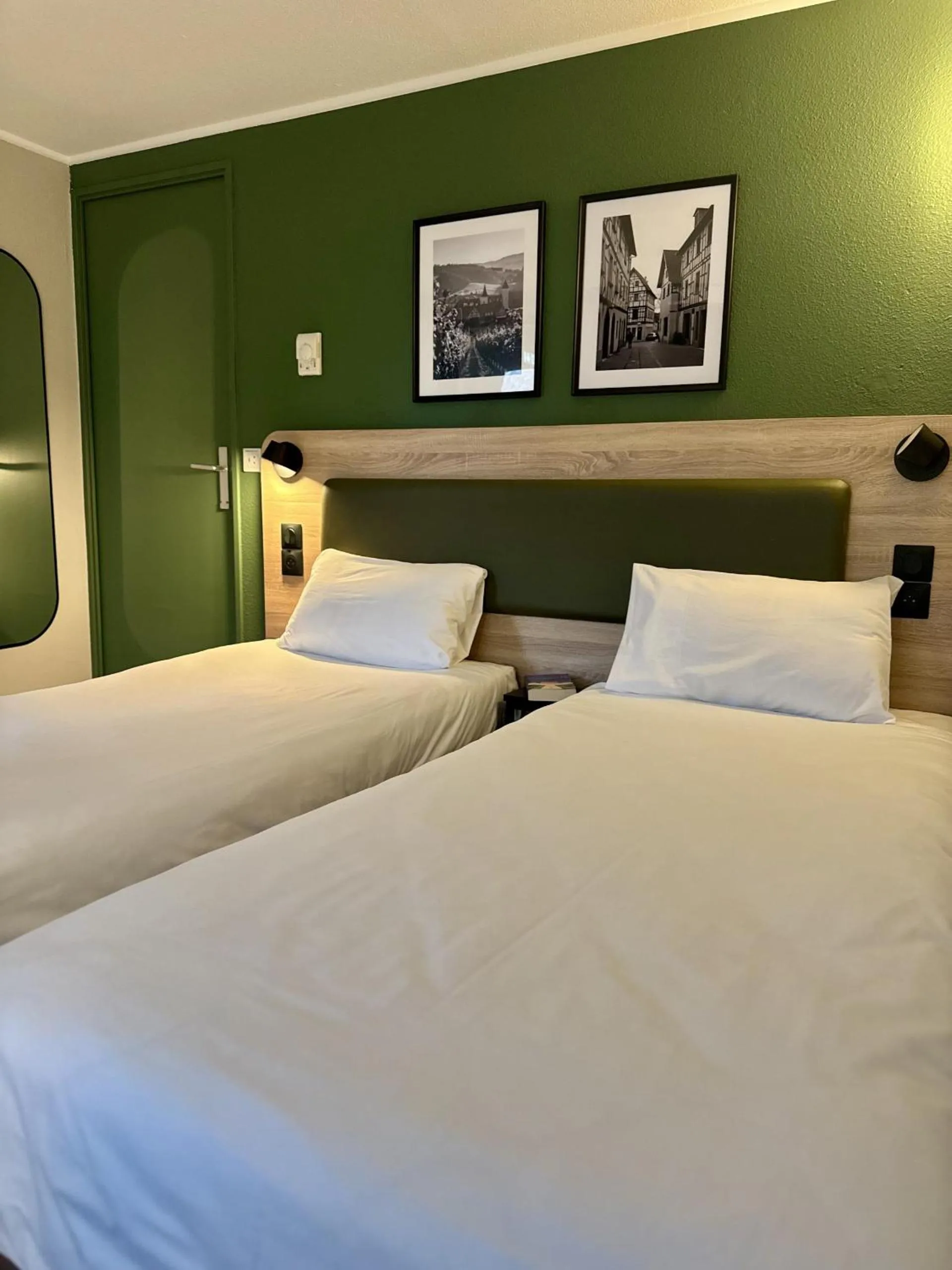 Bed in Kyriad Direct Haguenau