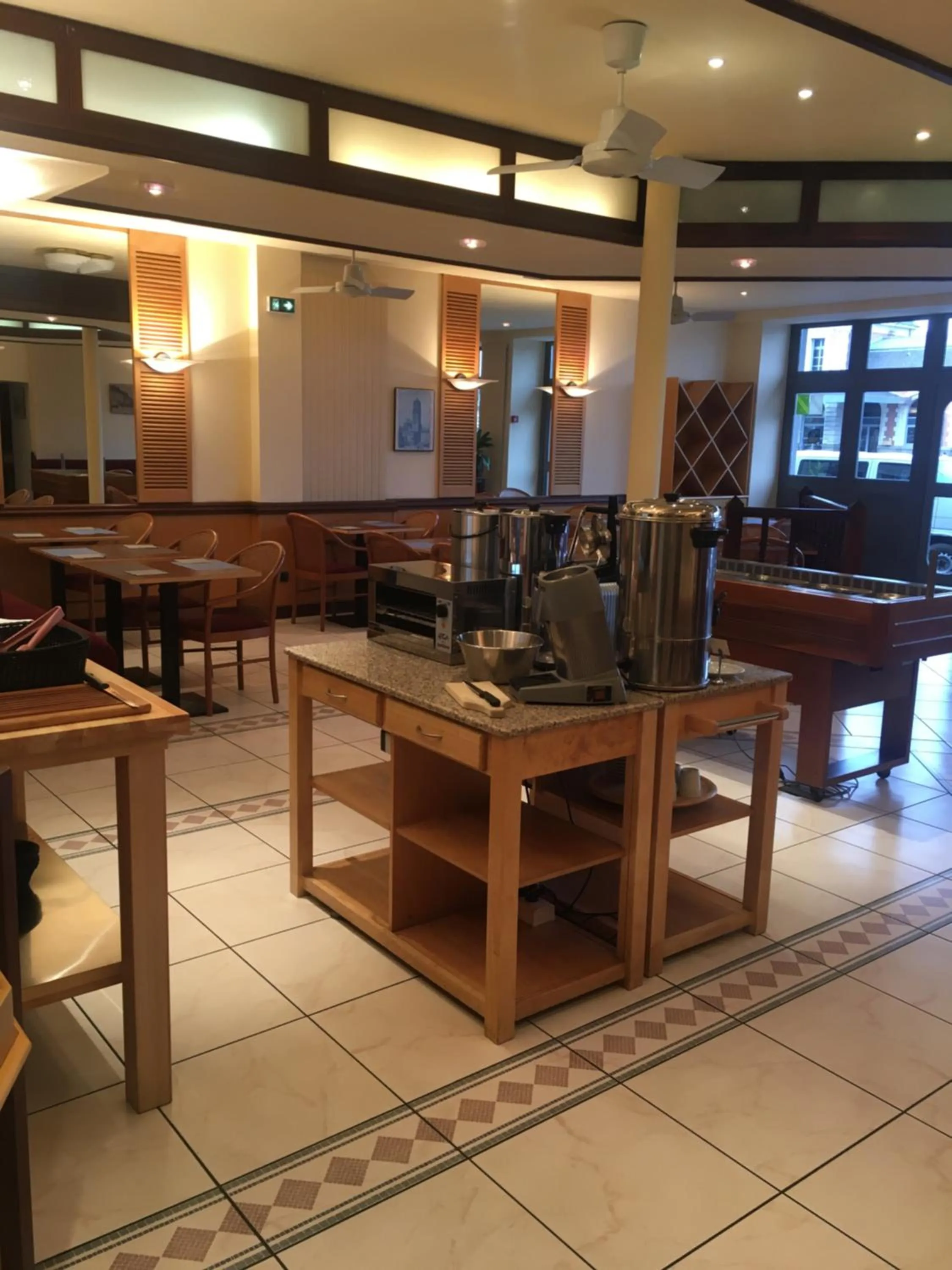 Buffet breakfast in Kyriad Rodez