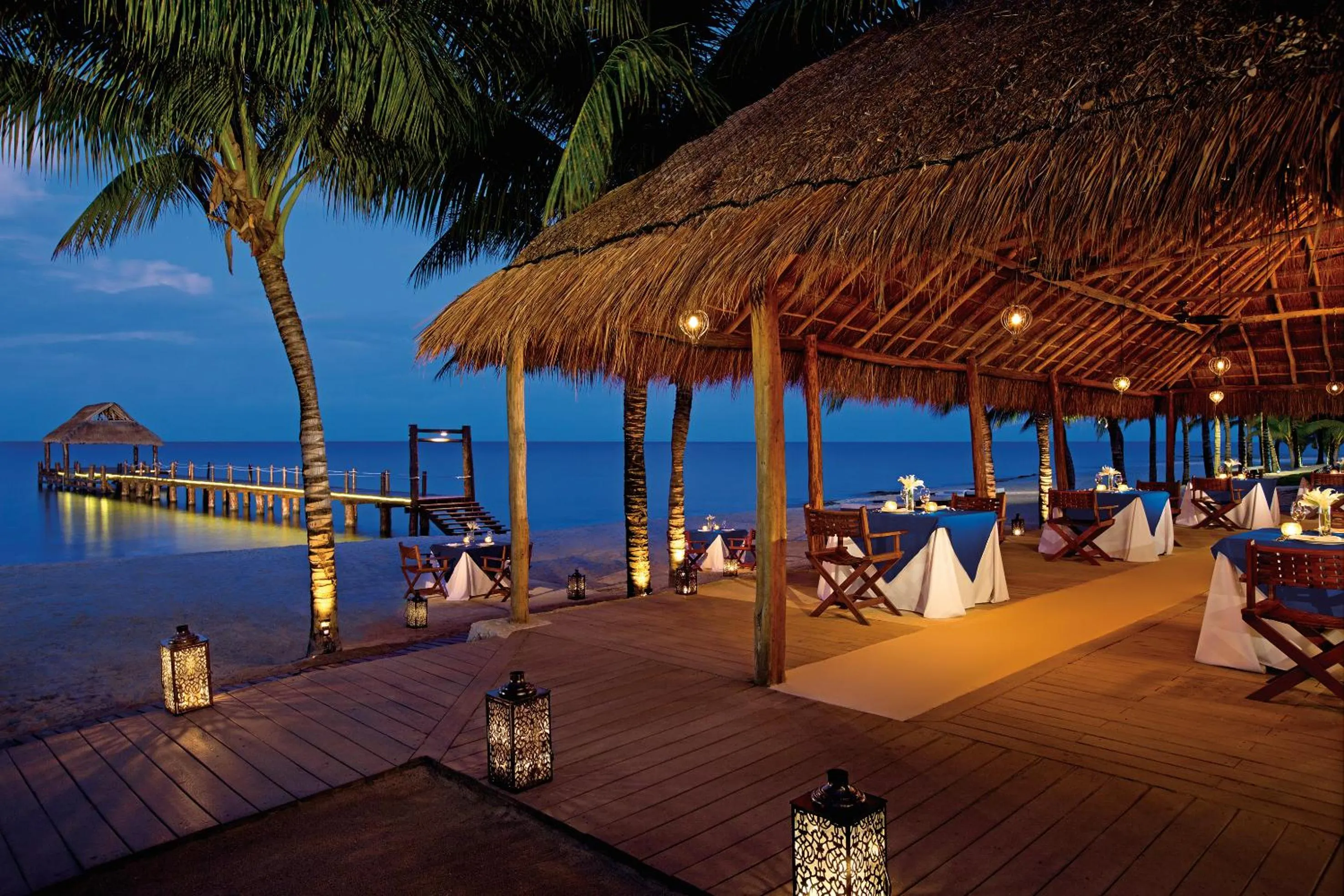 Dining area in Secrets Aura Cozumel - Adults Only