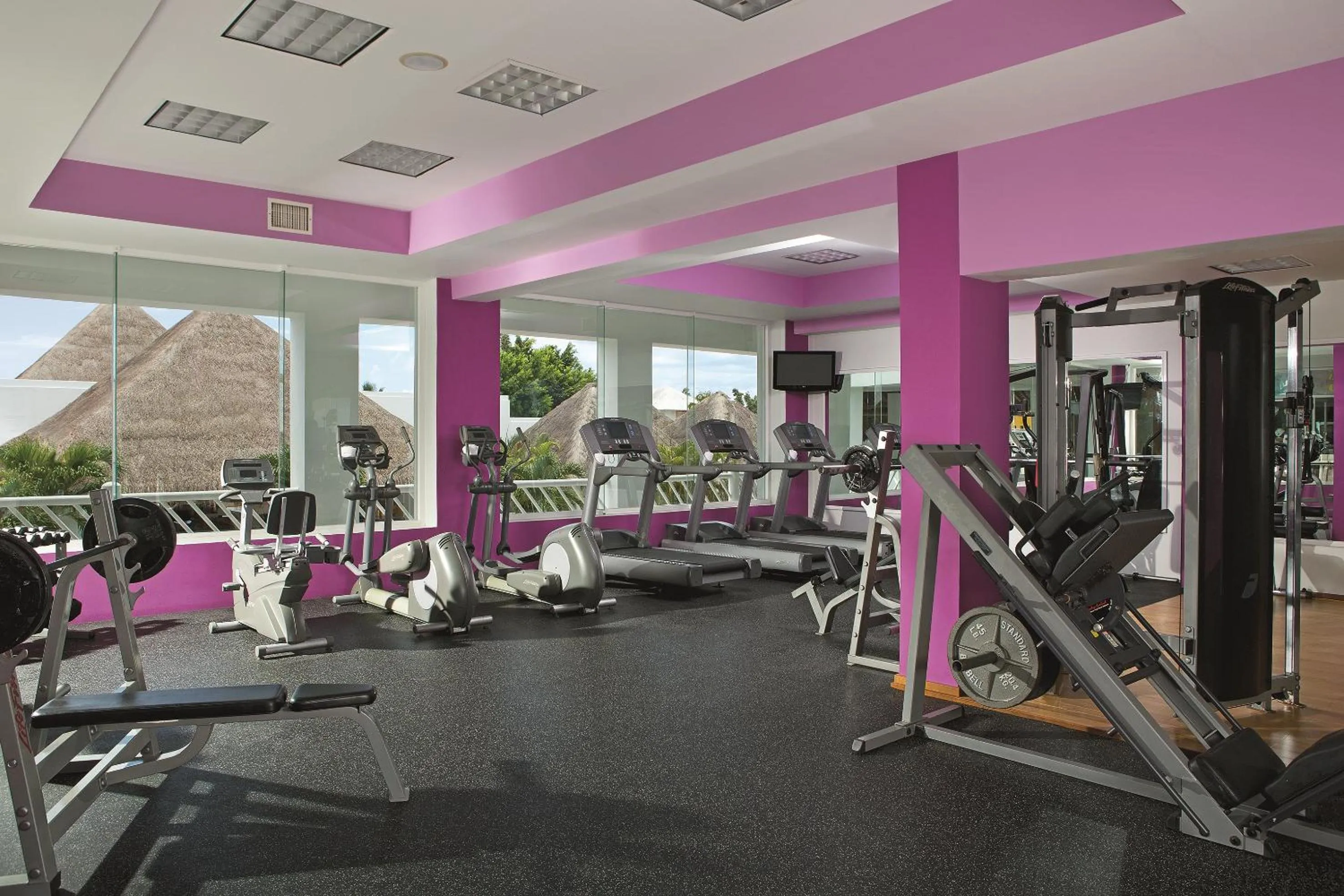 Fitness centre/facilities in Secrets Aura Cozumel - Adults Only