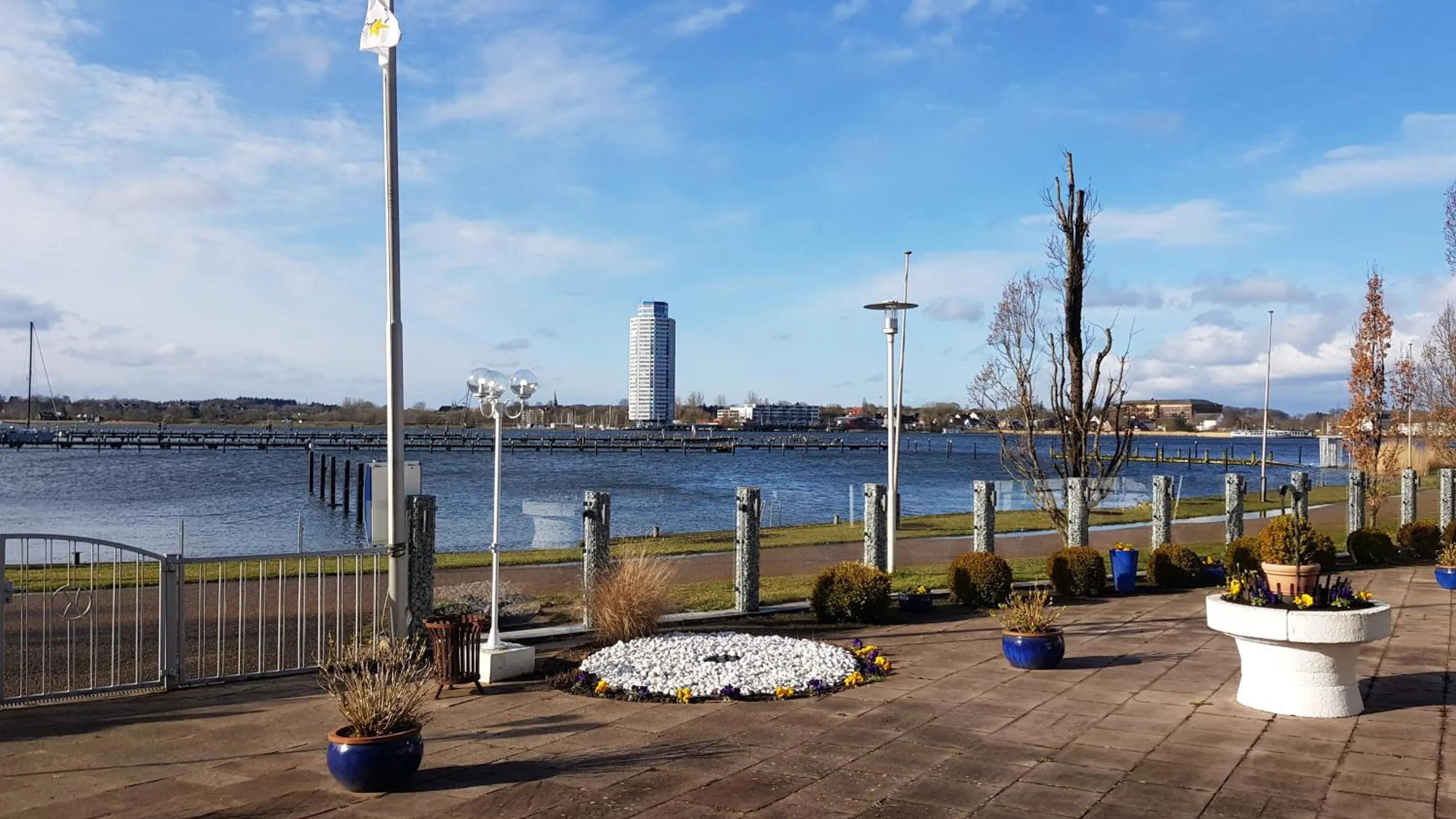 Balcony/Terrace in Akzent Hotel Strandhalle
