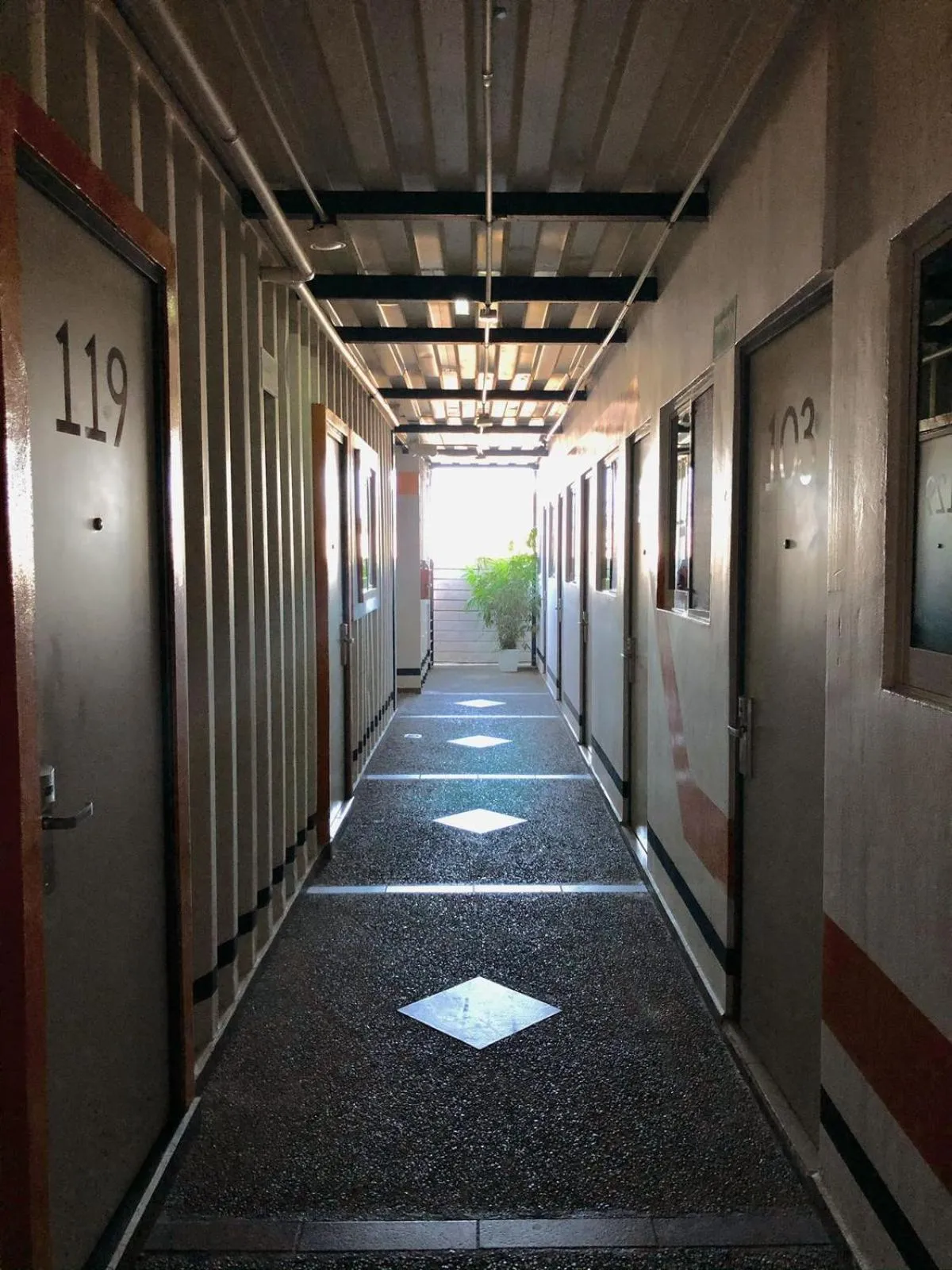 Property building in Container Inn Hotel Aeropuerto