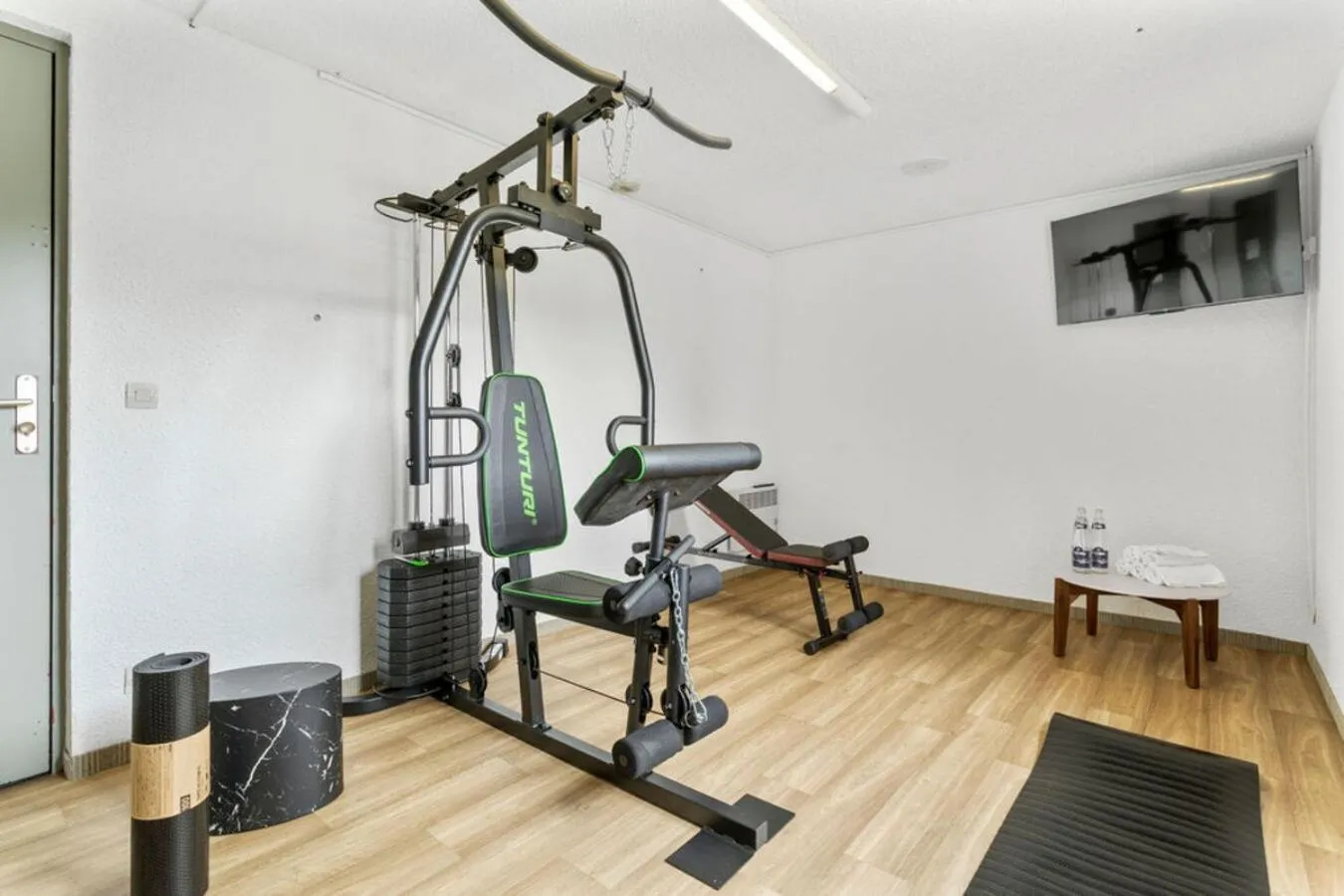 Fitness centre/facilities in Kyriad Deauville - St Arnoult