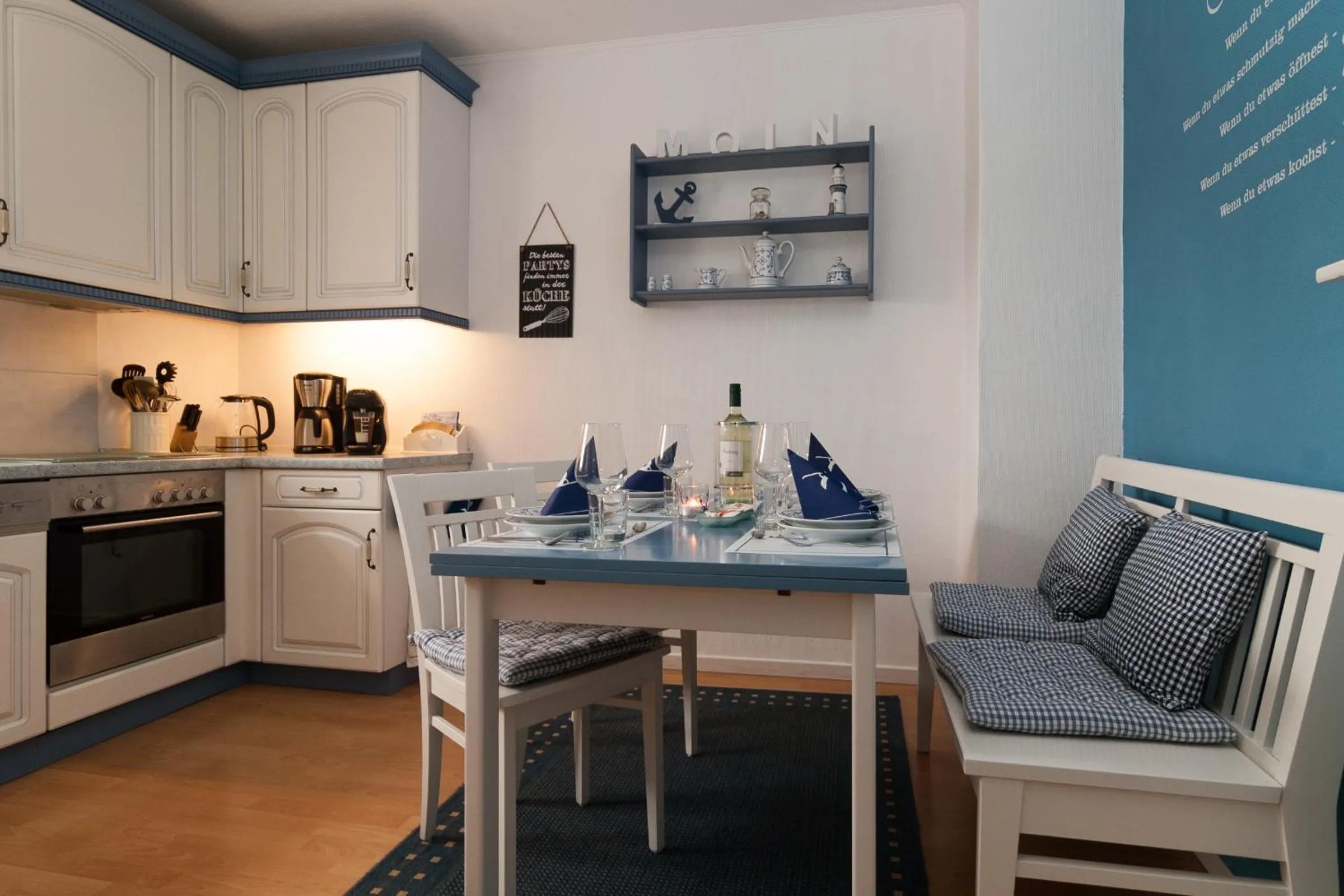Haus Möwe Wohnung Leuchttürmchen