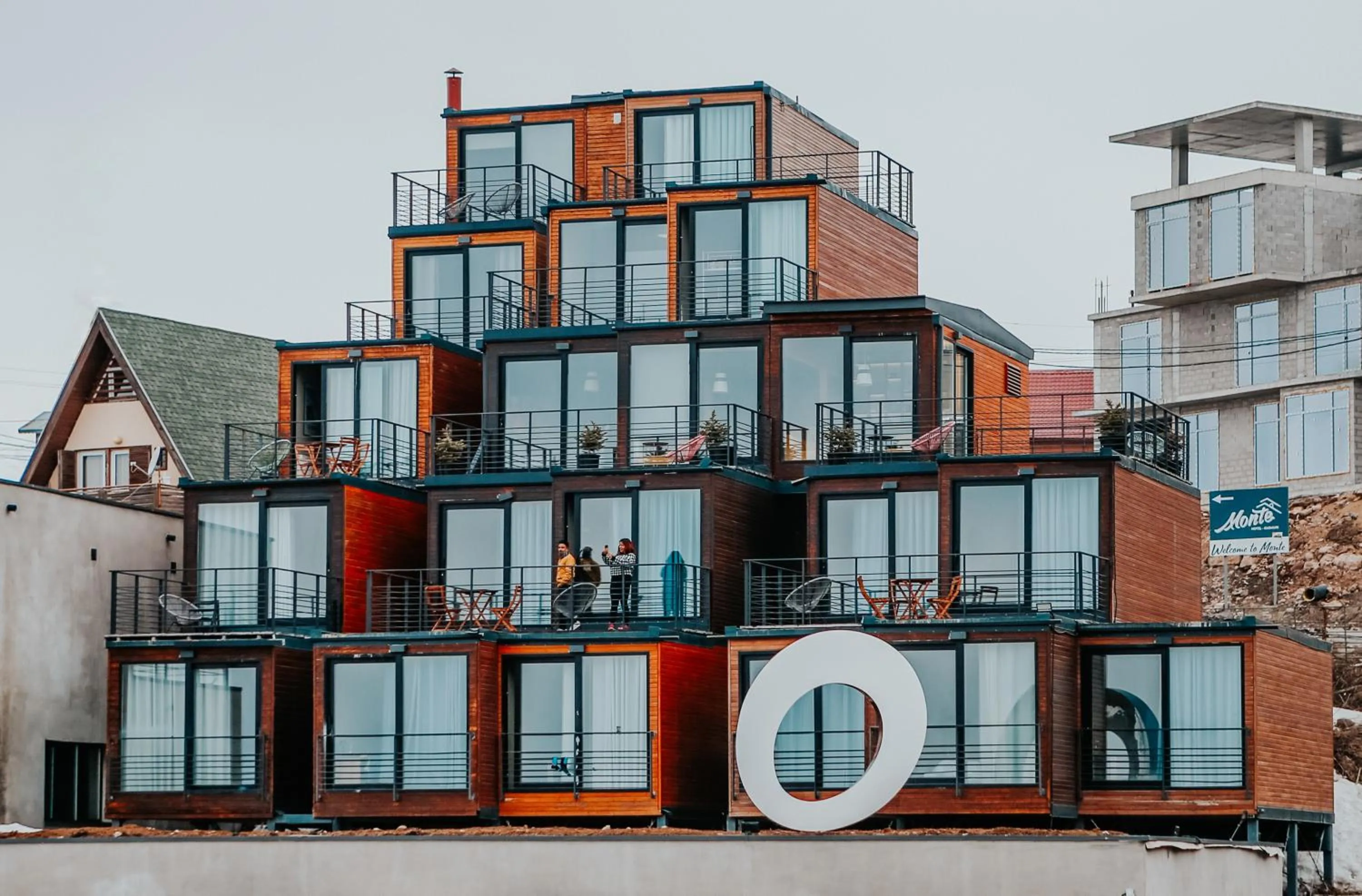 Property building in Quadrum Hotel