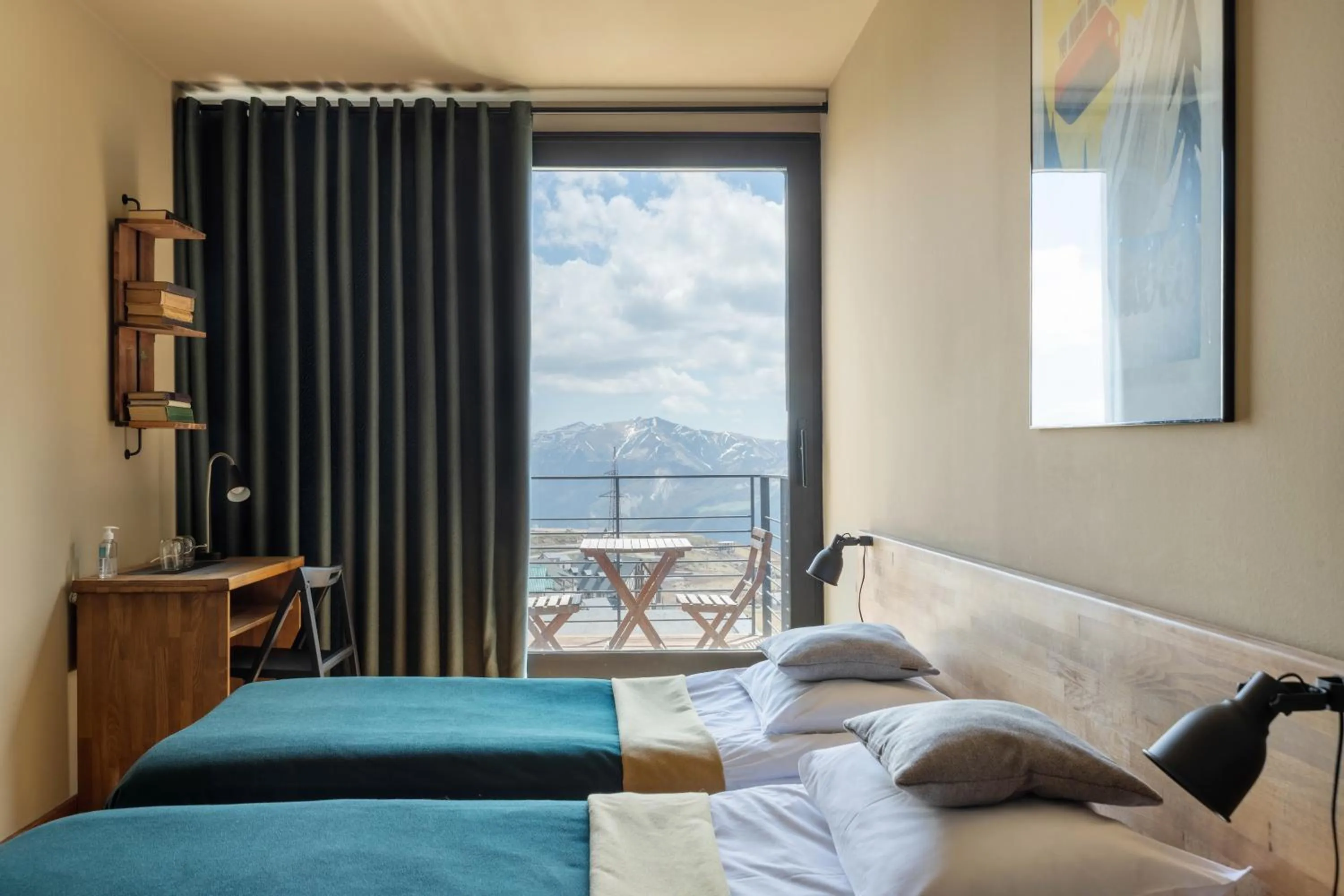 Bed in Quadrum Hotel