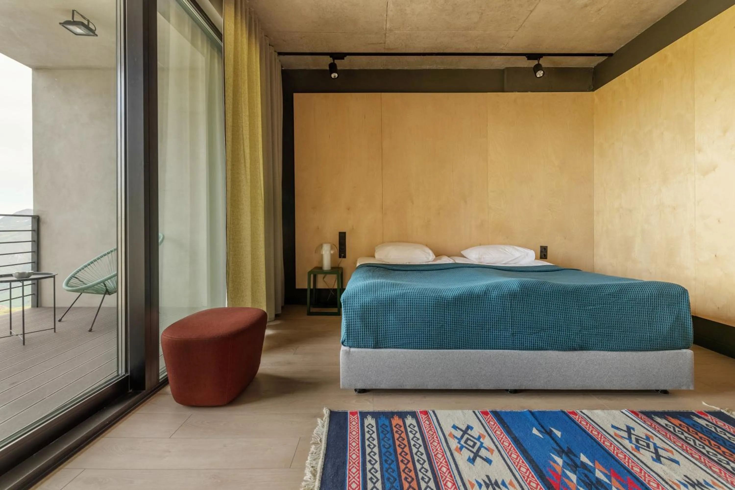 Bed in Quadrum Hotel