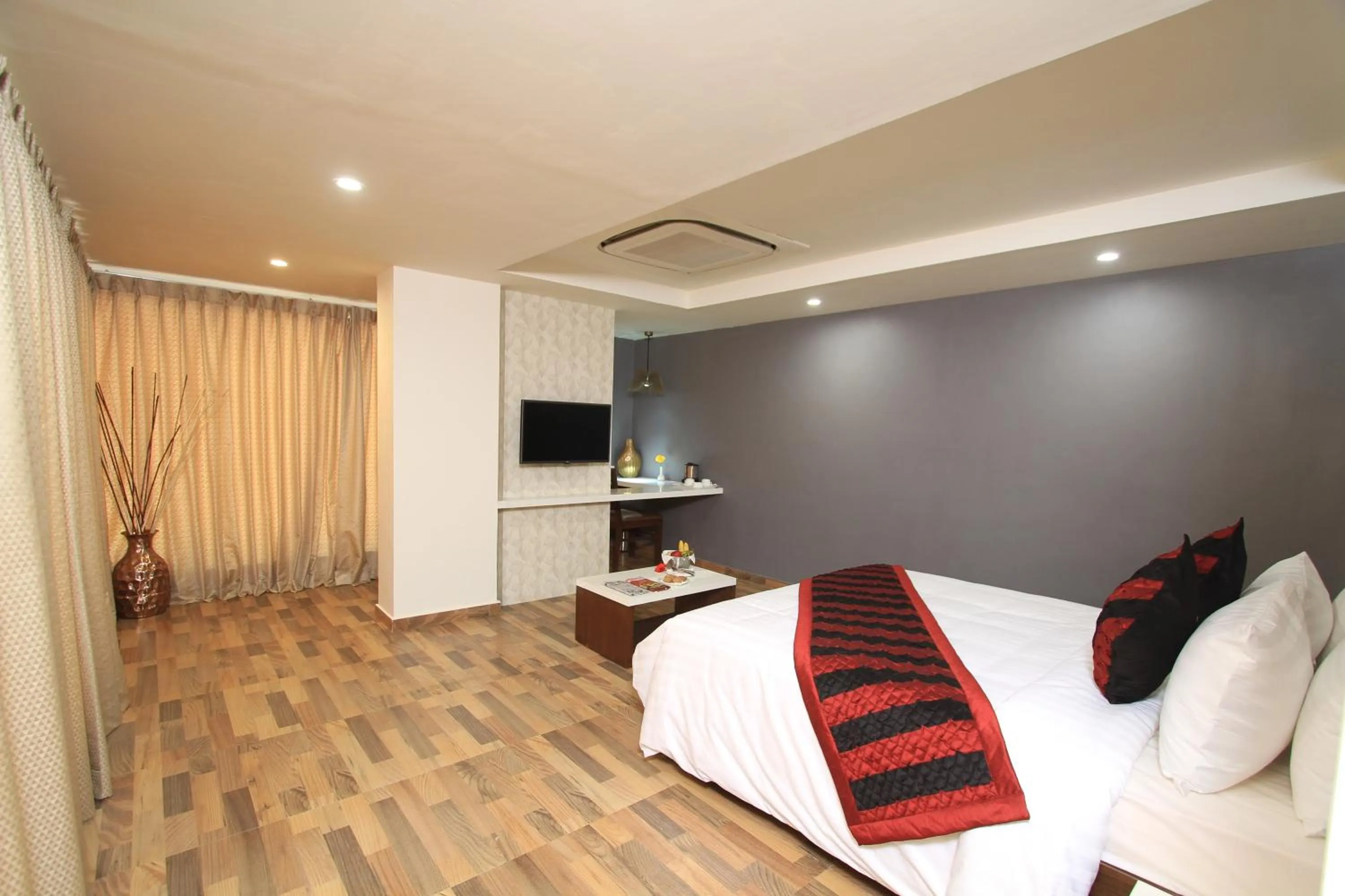 Coffee/tea facilities, Bed in Icon Business Hotel by Bhagini