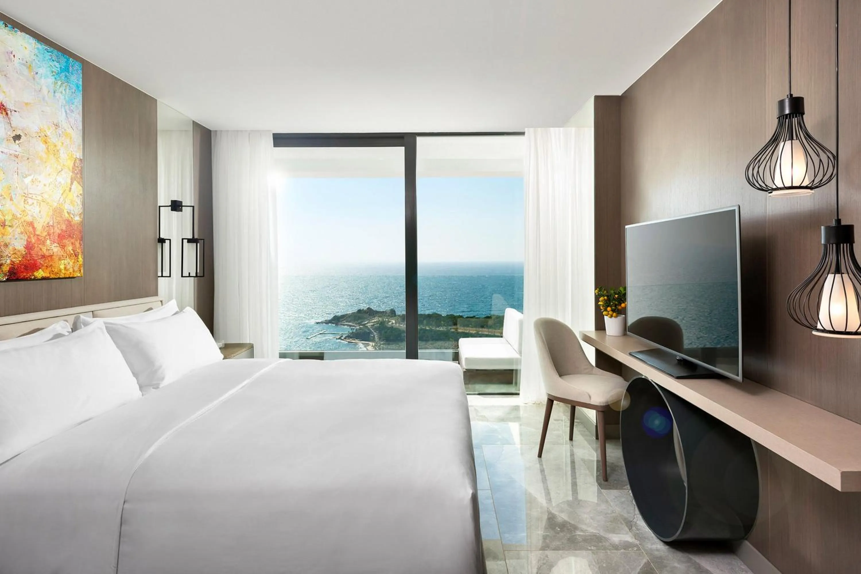 Photo of the whole room, Bed in Le Meridien Bodrum Beach Resort