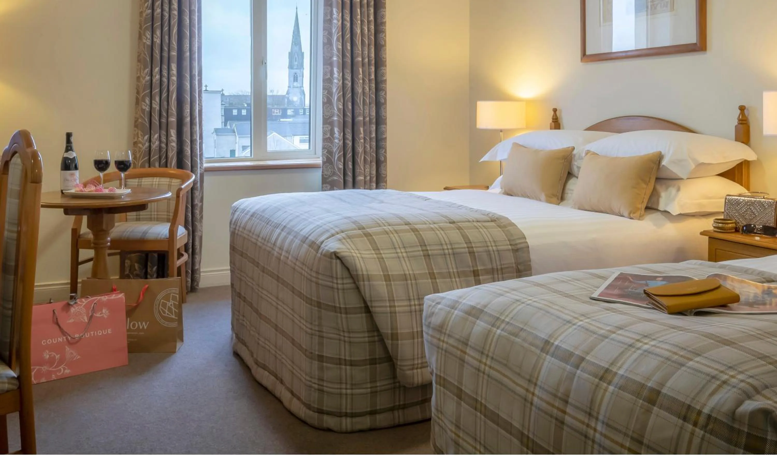 Bed in Temple Gate Hotel