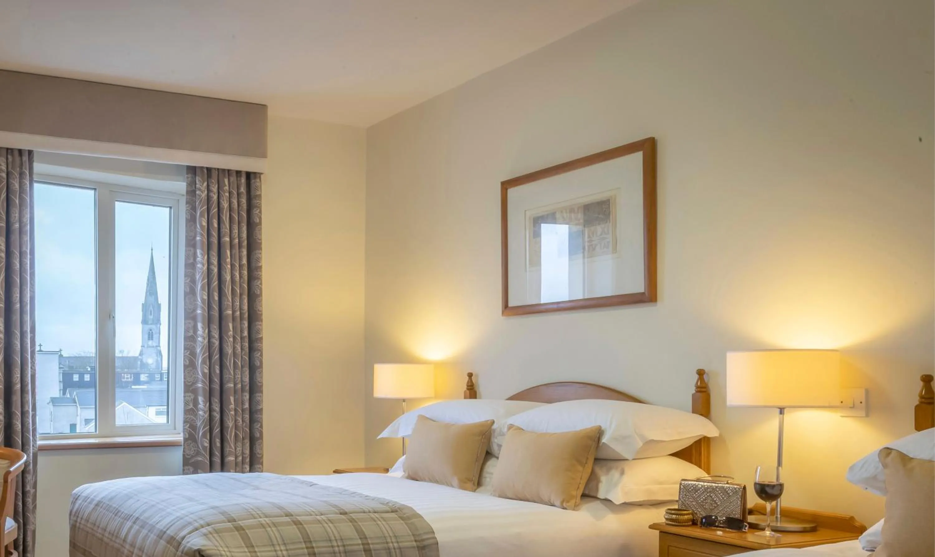 Bed in Temple Gate Hotel