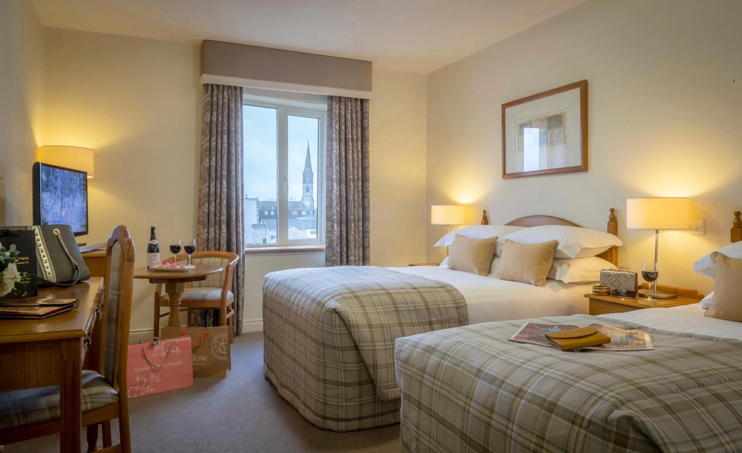 Bed in Temple Gate Hotel