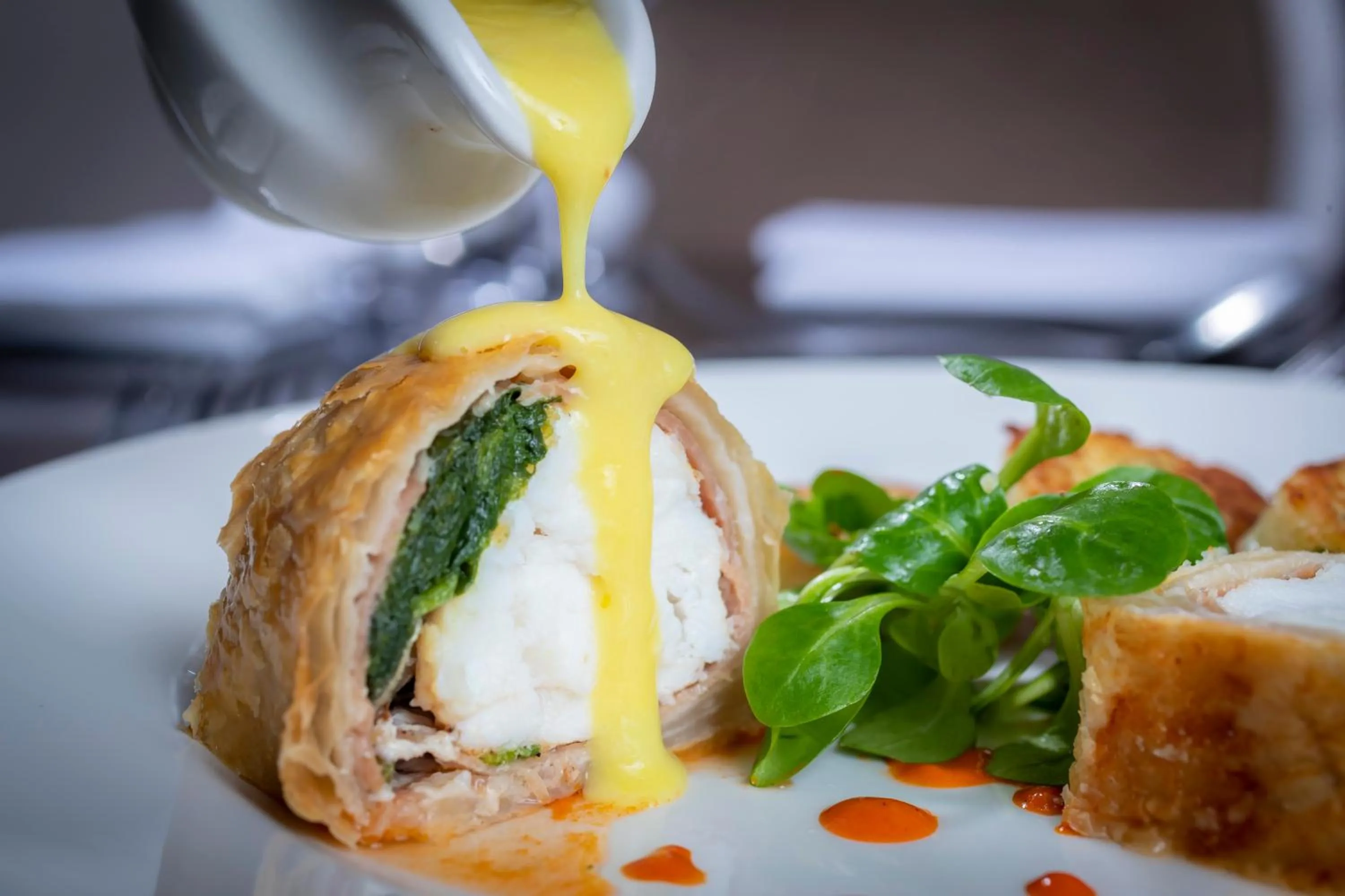 Food close-up in Temple Gate Hotel