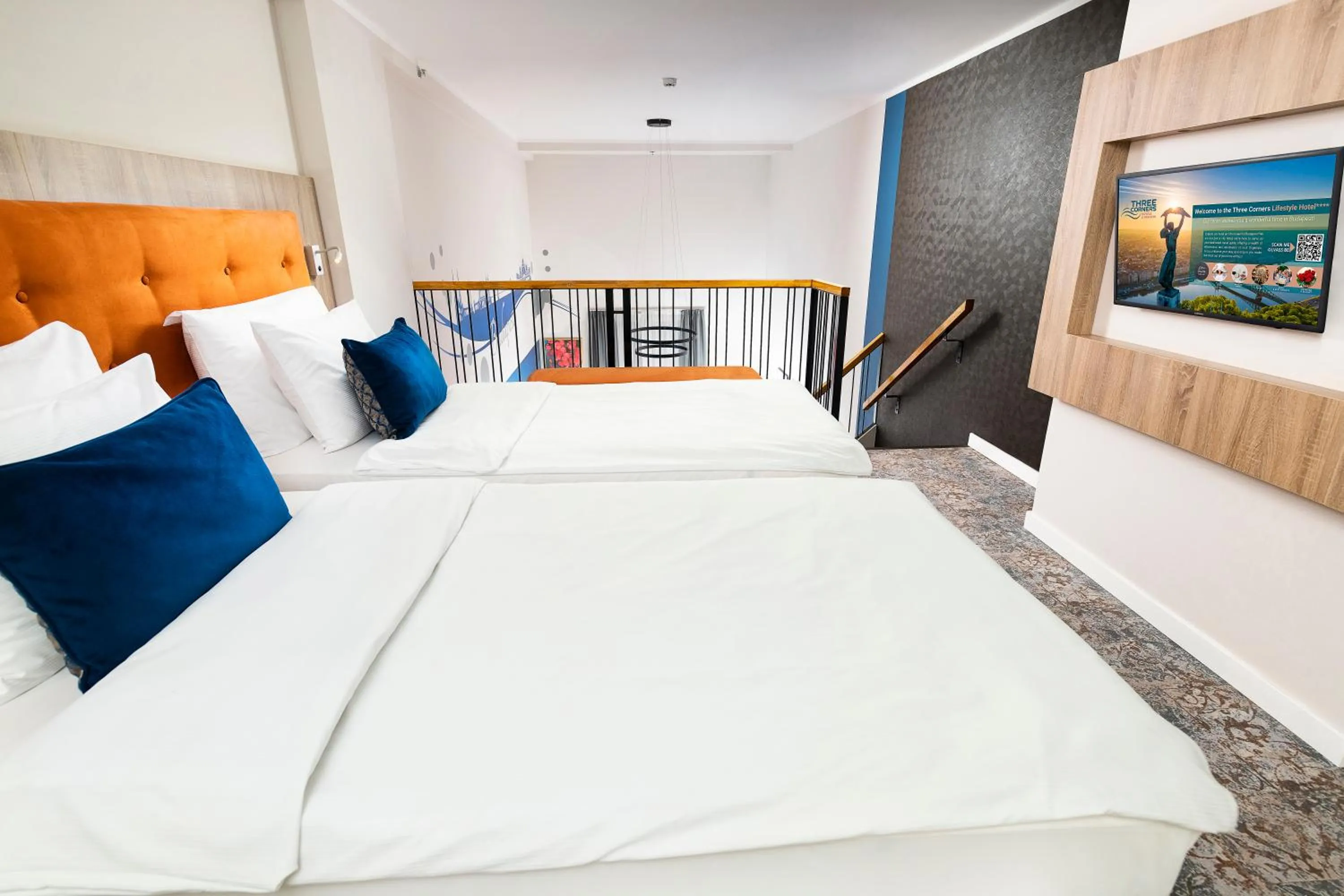 Bed in Three Corners Lifestyle Hotel