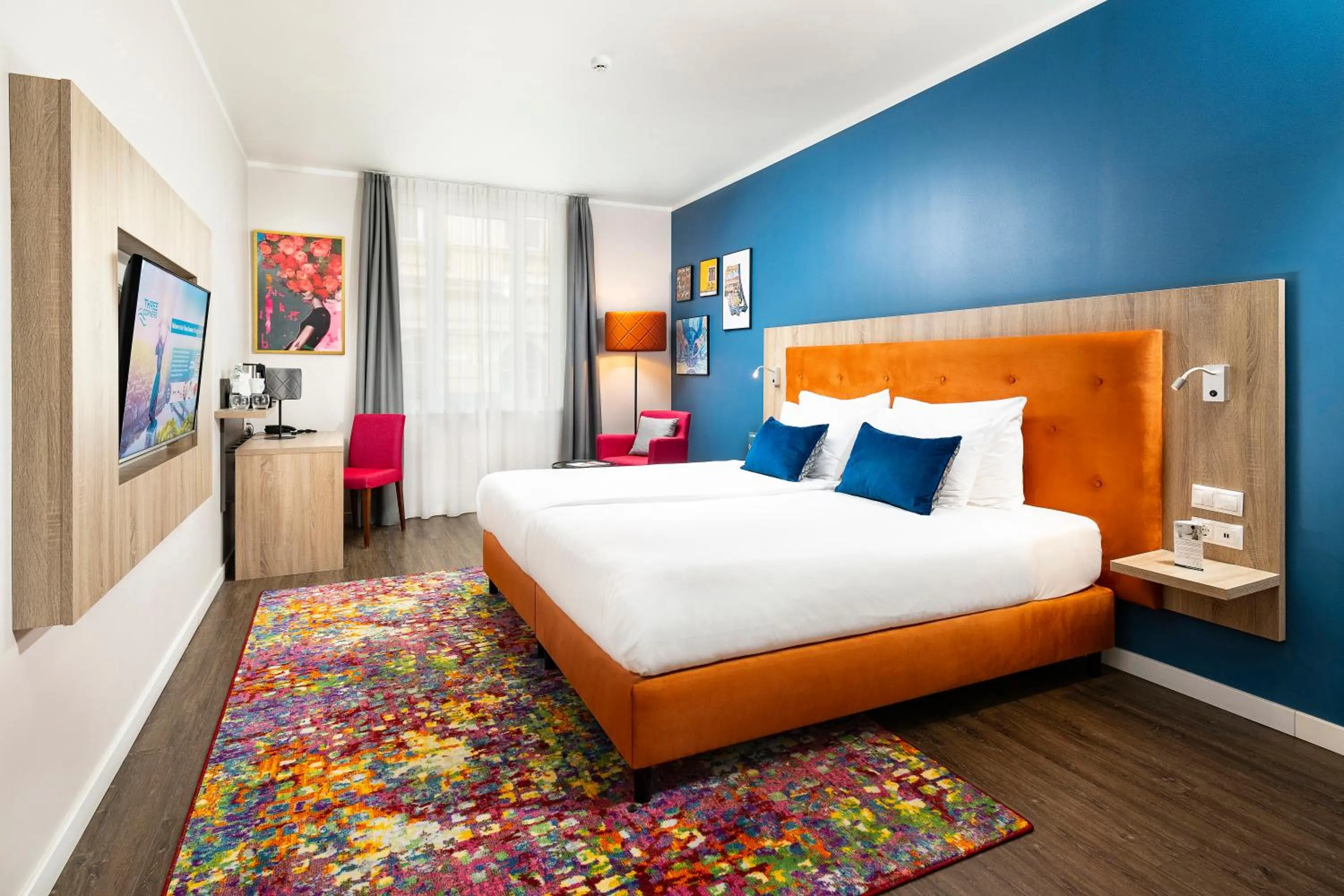 Bed in Three Corners Lifestyle Hotel