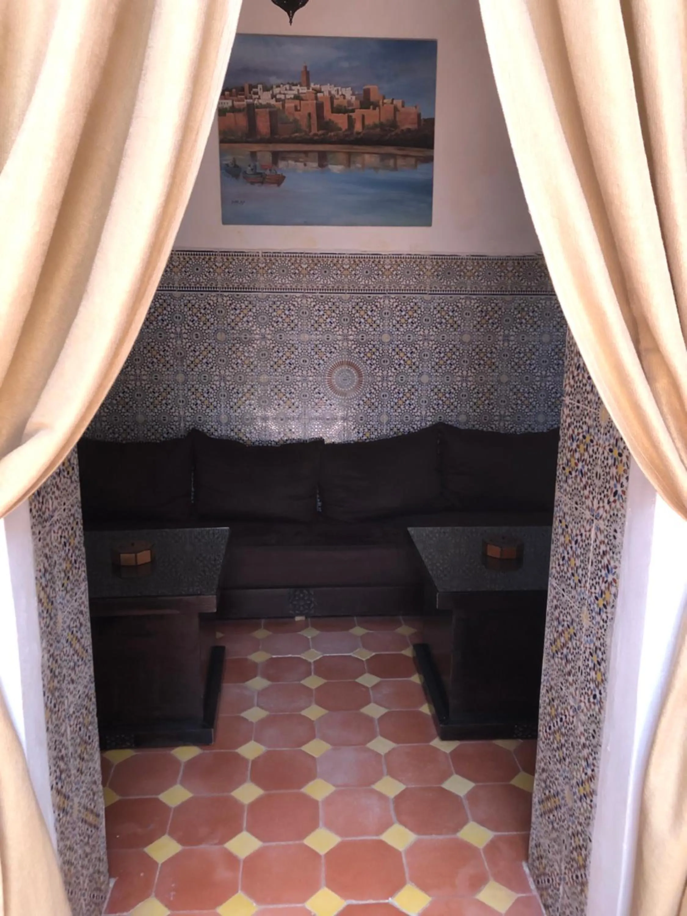 Living room in Riad Gloria