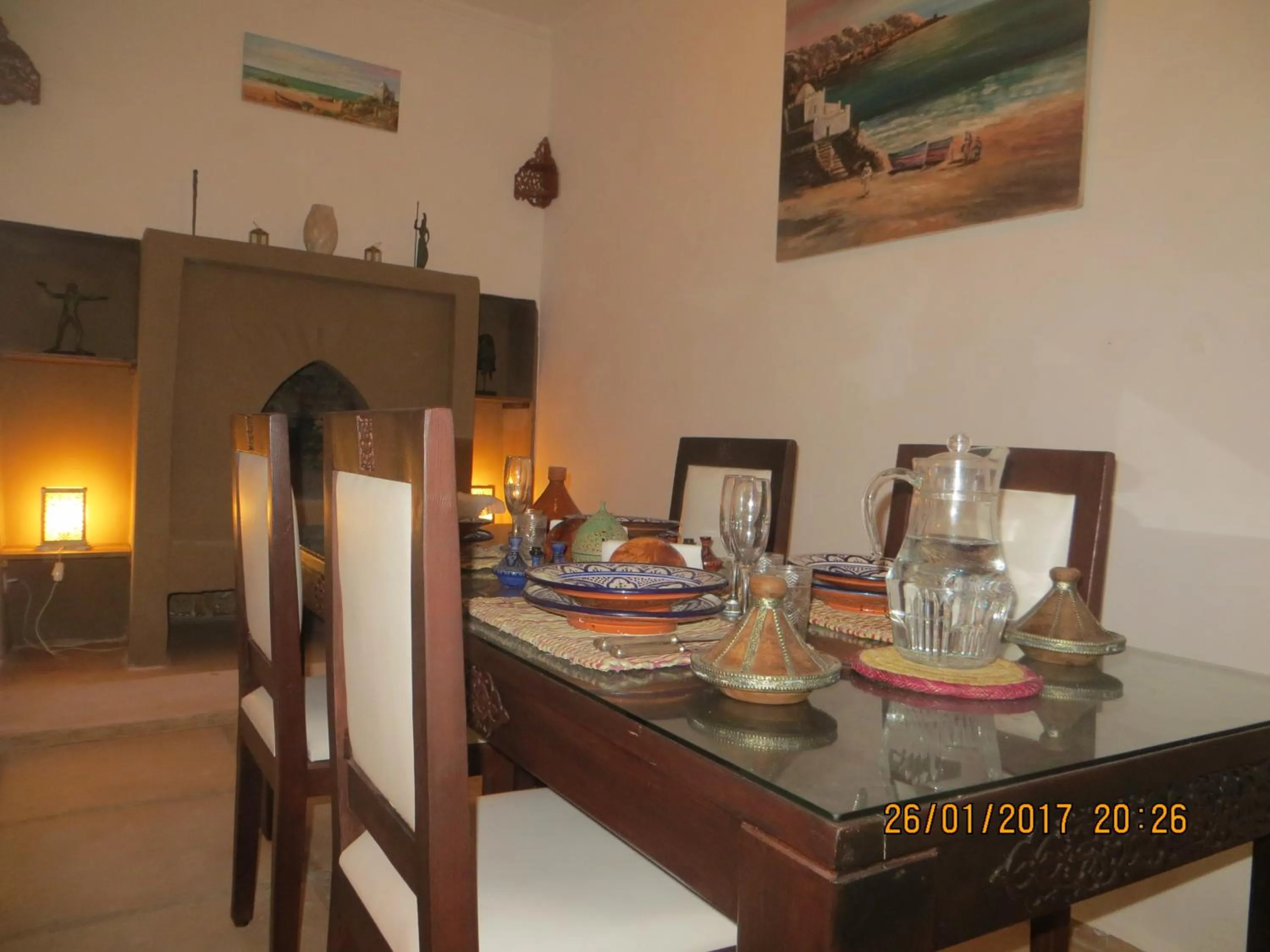 Communal lounge/ TV room in Riad Gloria