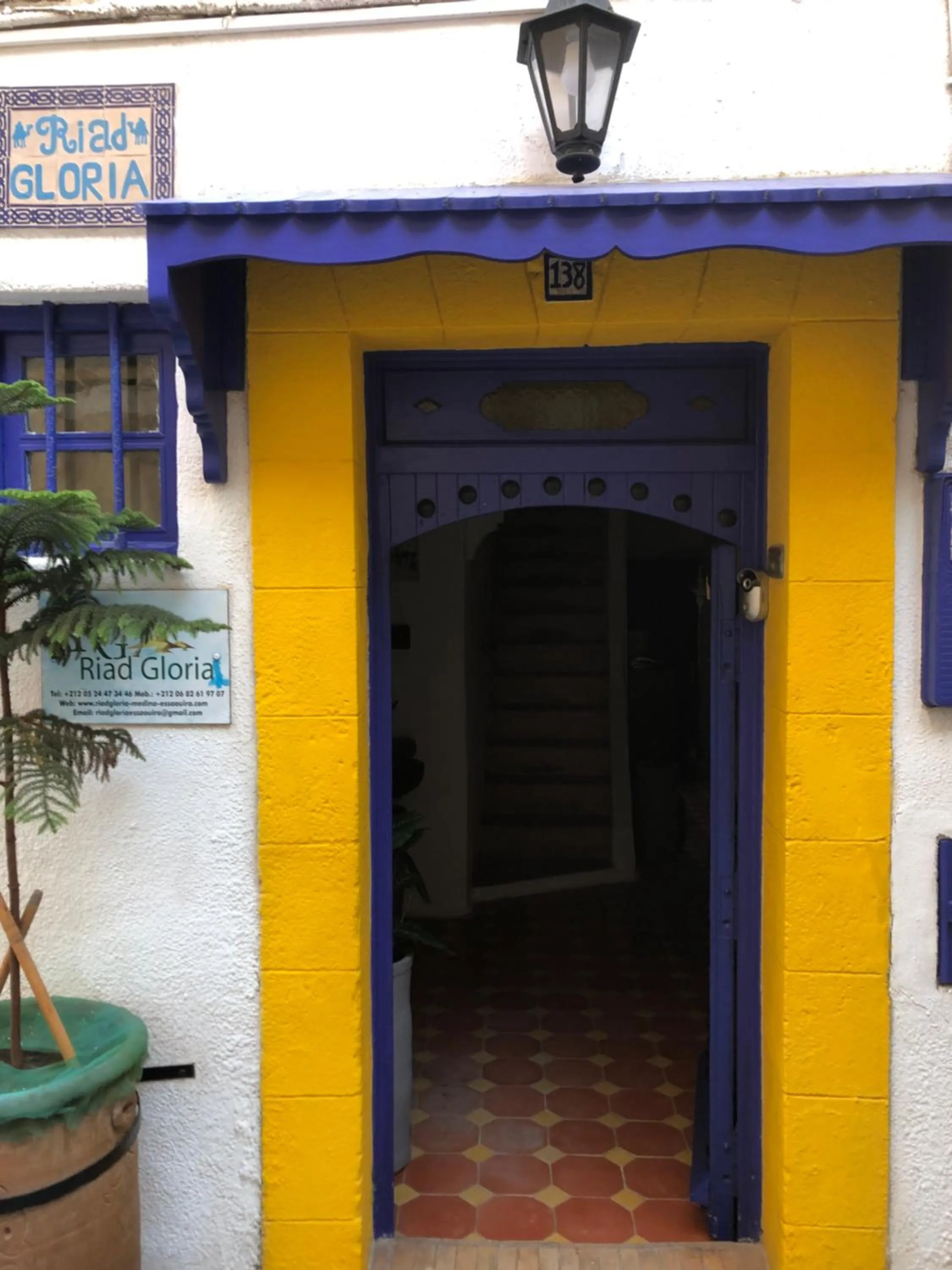 Facade/entrance in Riad Gloria