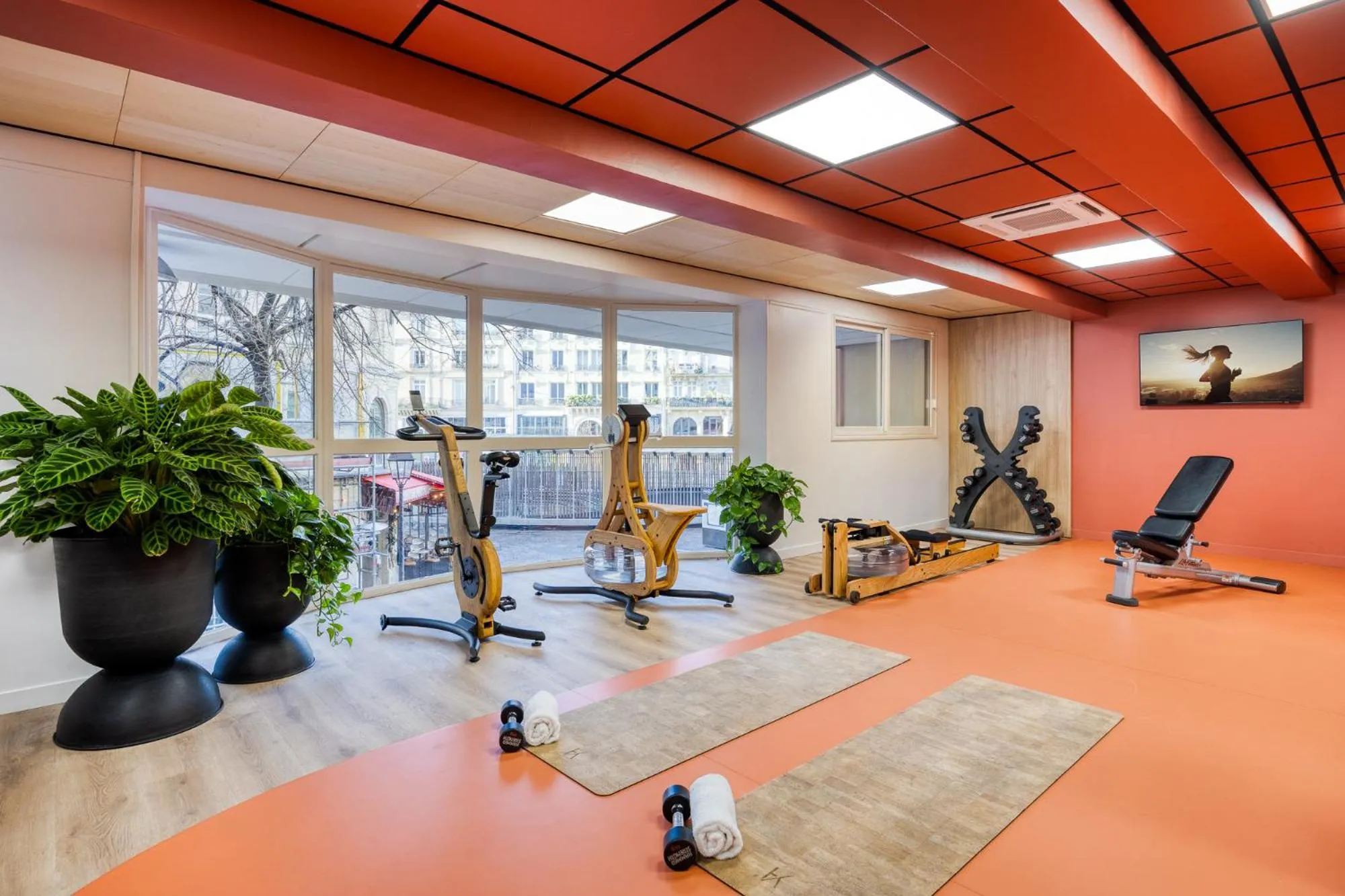 Fitness centre/facilities in Citadines Les Halles Paris