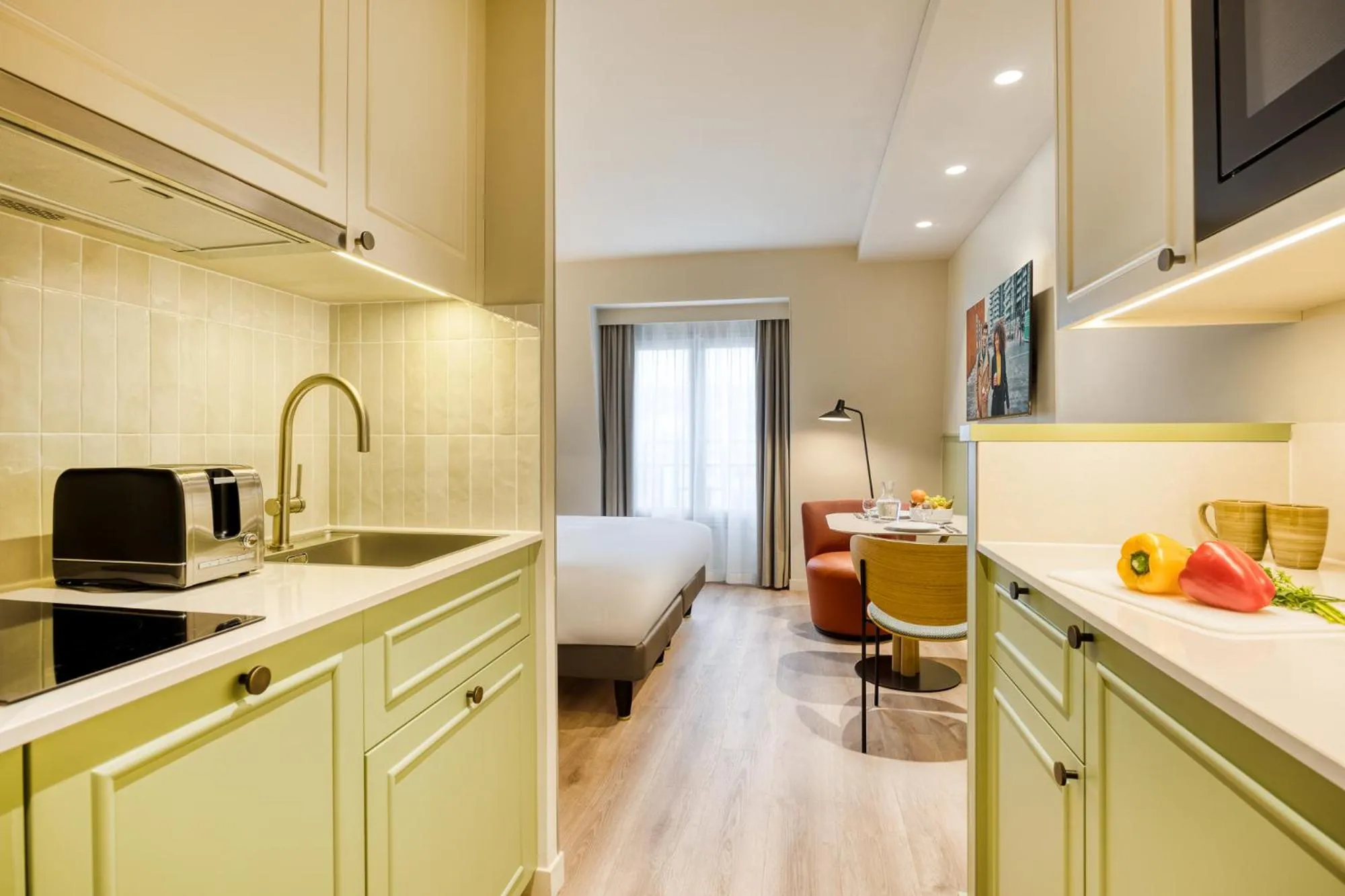 Kitchen or kitchenette in Citadines Les Halles Paris