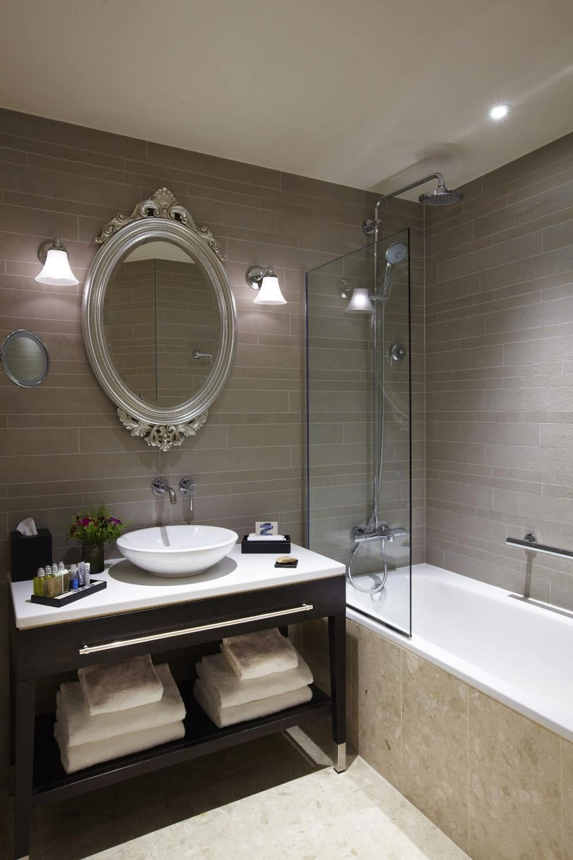 Bathroom in La Clef Louvre Paris by The Crest Collection