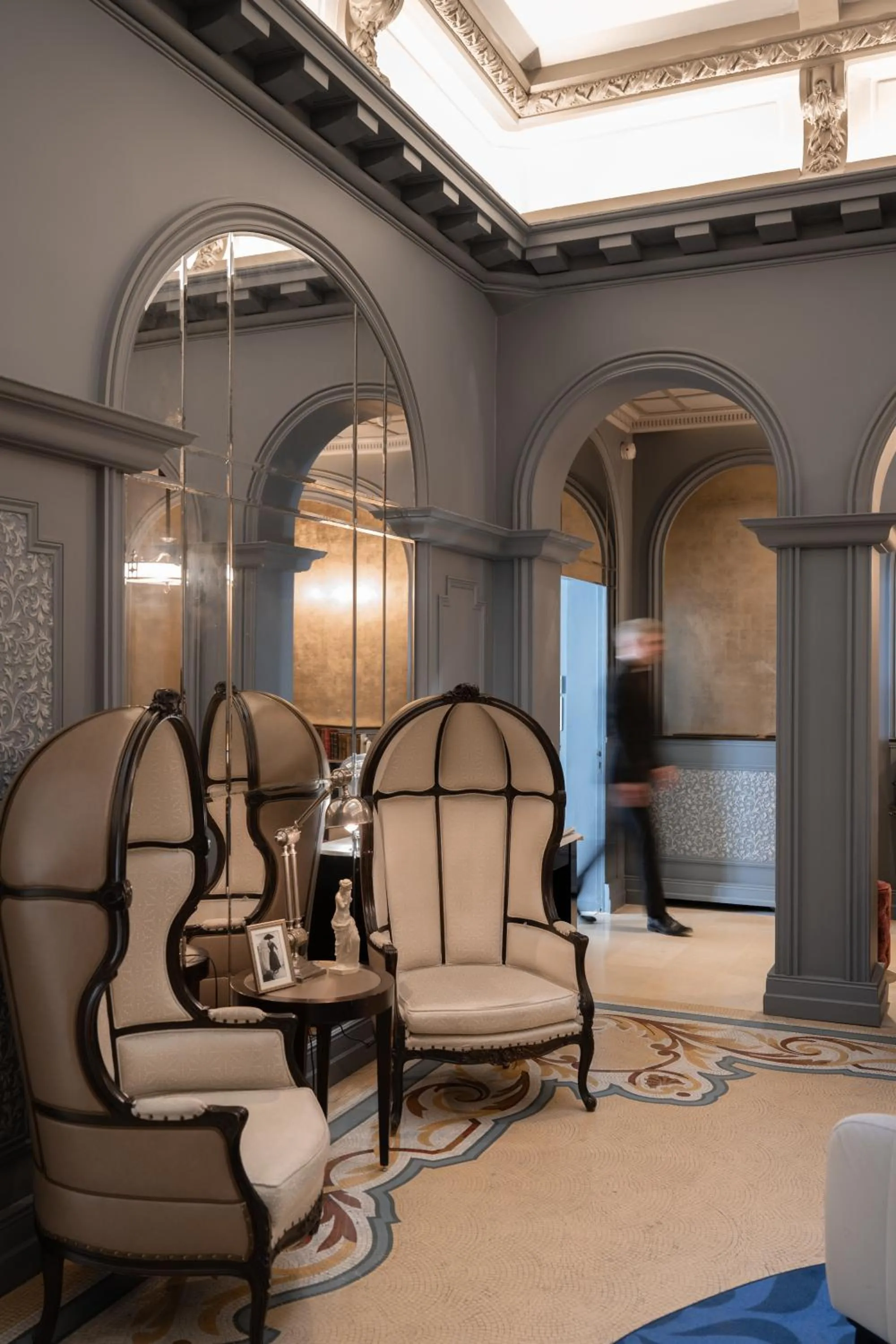 Lobby or reception in La Clef Louvre Paris by The Crest Collection