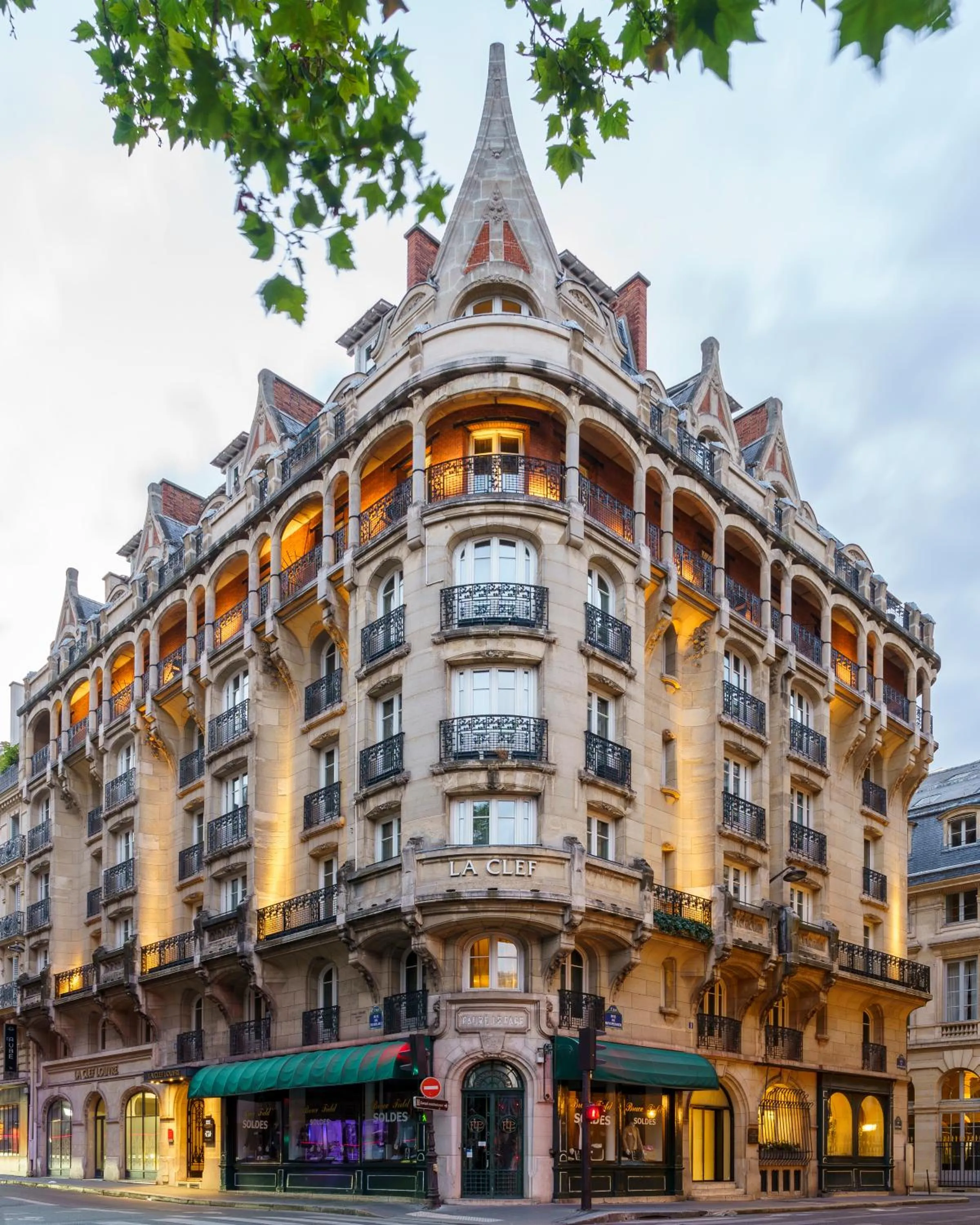 Facade/entrance in La Clef Louvre Paris by The Crest Collection
