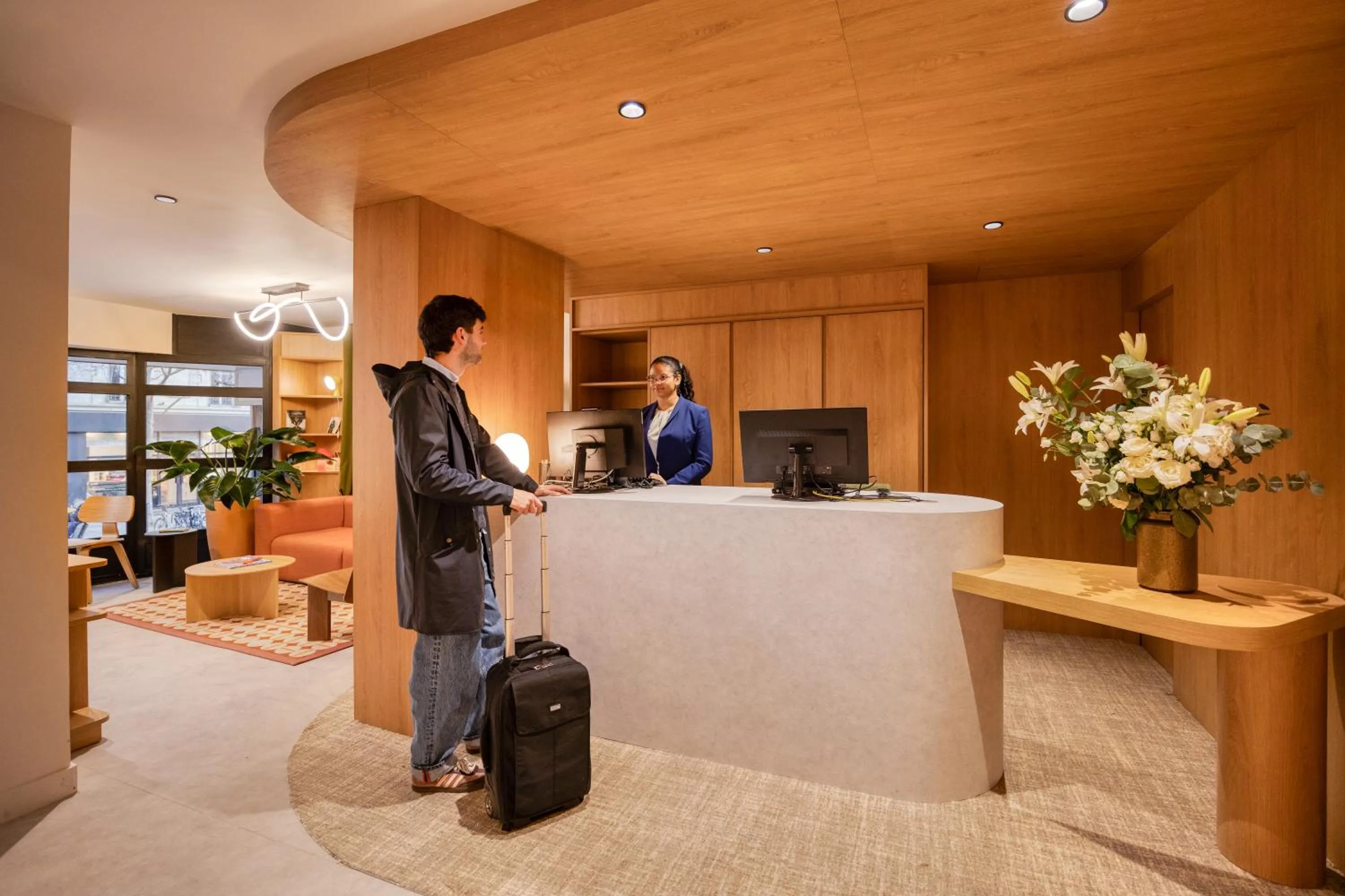 Lobby or reception in Citadines République Paris